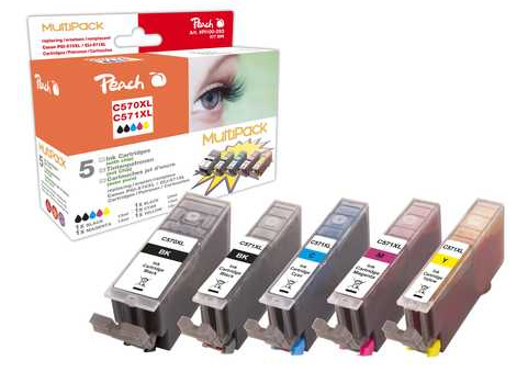 Peach Patrone Canon PGI-570XL/&shy;CLI-571XL MultiPack komp retail