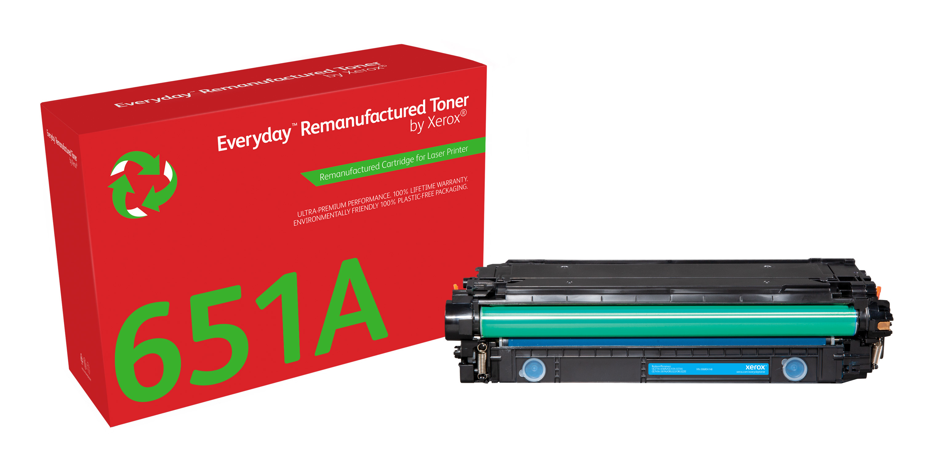 Xerox Toner Everyday HP 651A HP 650A HP 307A Cyan