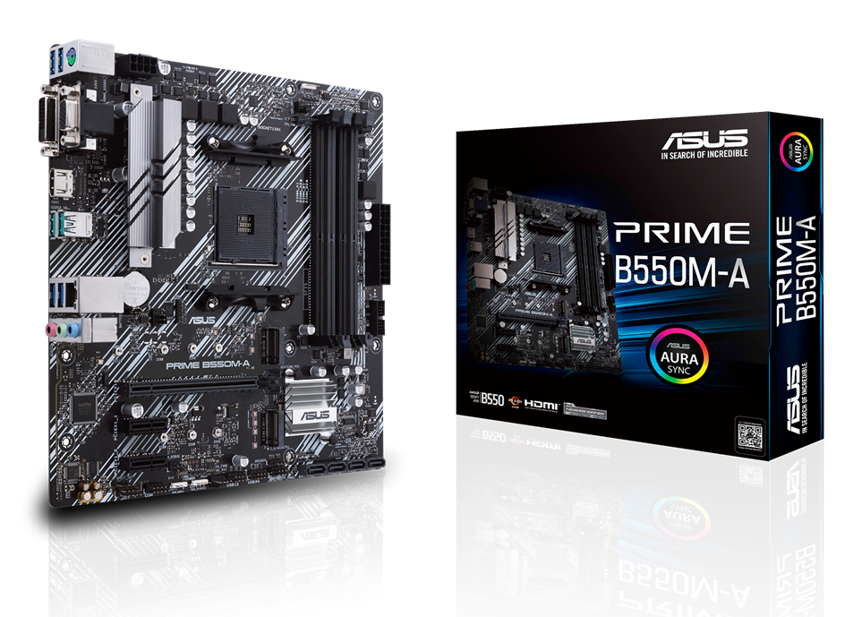 ASUS PRIME B550M-A                       (AMD,AM4,DDR4,mATX)