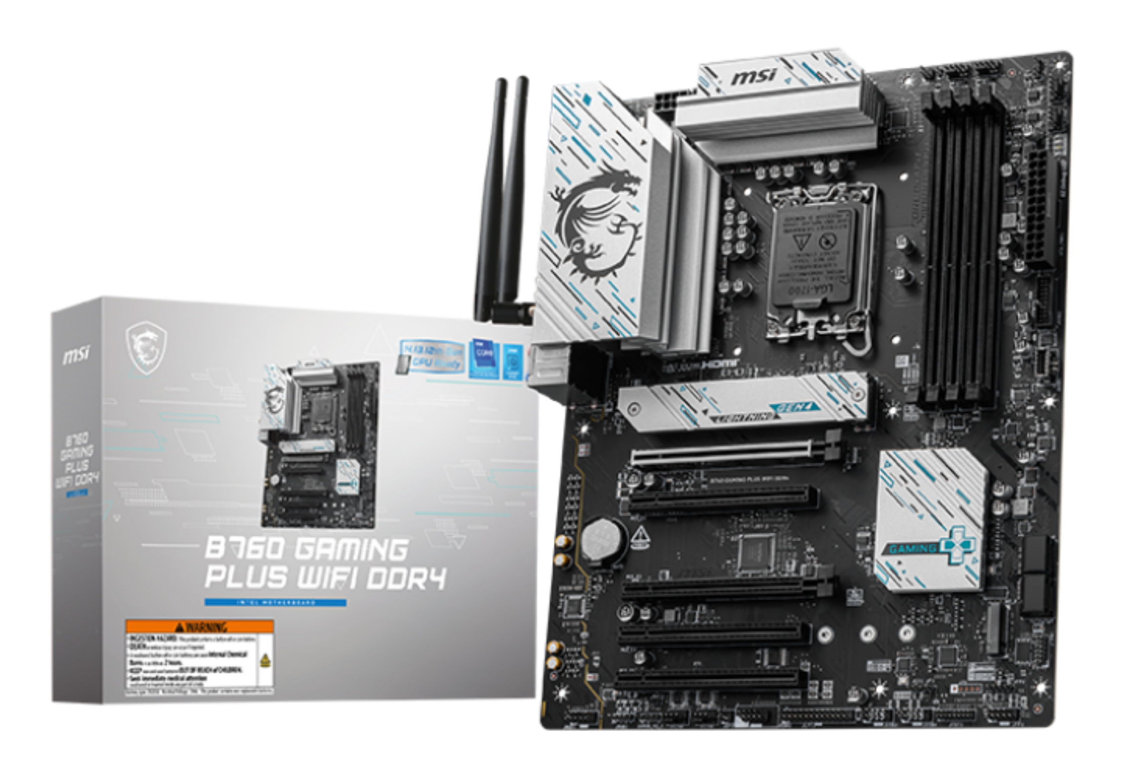 MSI MAG B760 Gaming Plus Wifi DDR4 (B760,S1700,ATX,DDR4) MSI MAG B760 Gaming Plus Wifi DDR4 (B760,S1700,ATX,DDR4)