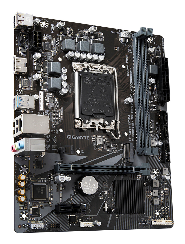 Gigabyte H610M K DDR4 (H610,S1700,mATX,DDR4) Mainboards INTEL