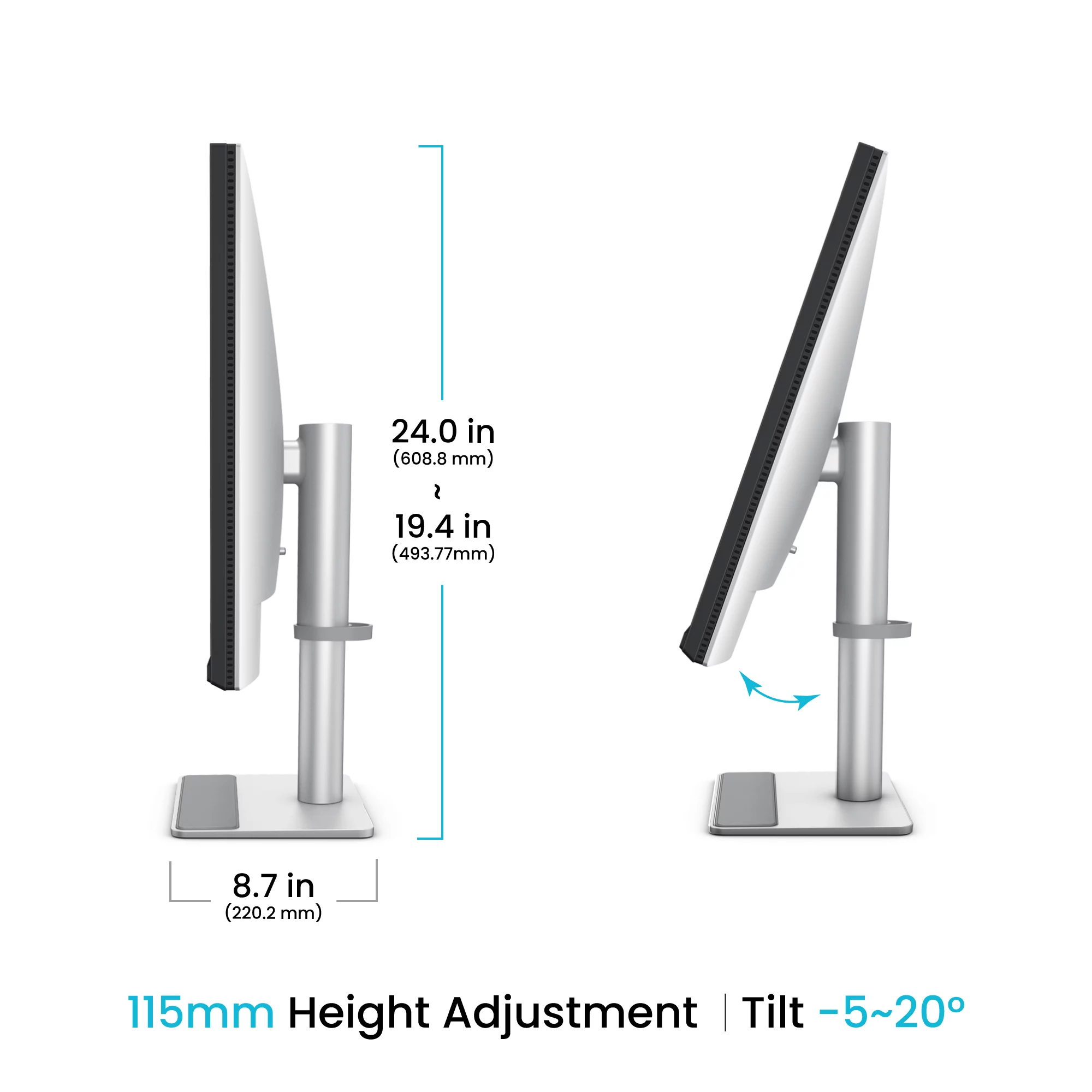 BenQ 80,0cm MA320UP 16:9 HDMI/USB-C silv. lift/piv UHD