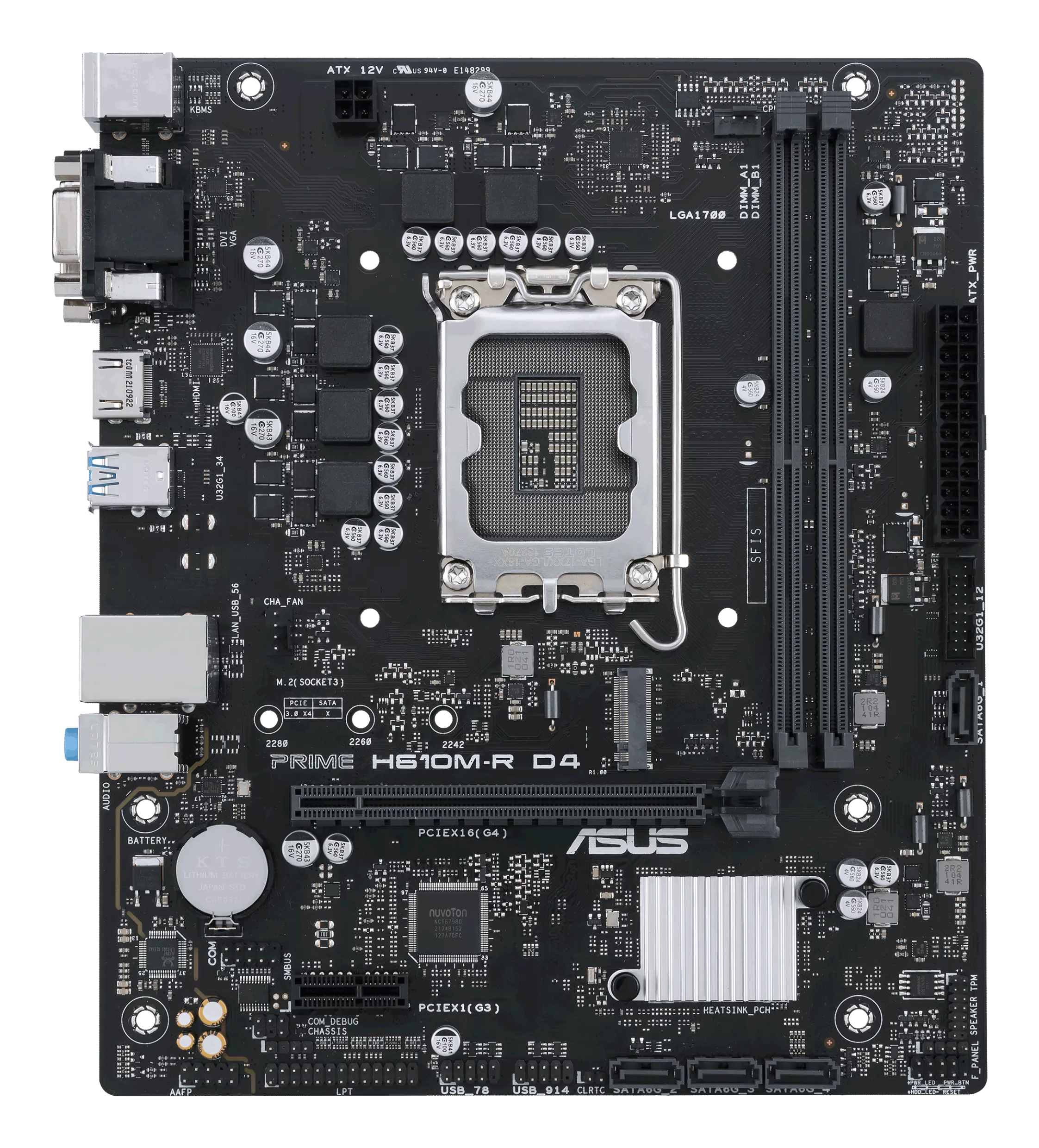 ASUS PRIME H610M-R D4                 (INTEL,1700,DDR4,mATX)