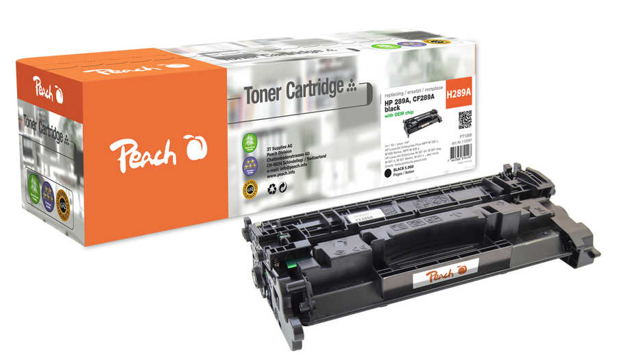Peach Toner HP CF289A, No.89A black remanufactured Peach Toner HP CF289A, No.89A black remanufactured