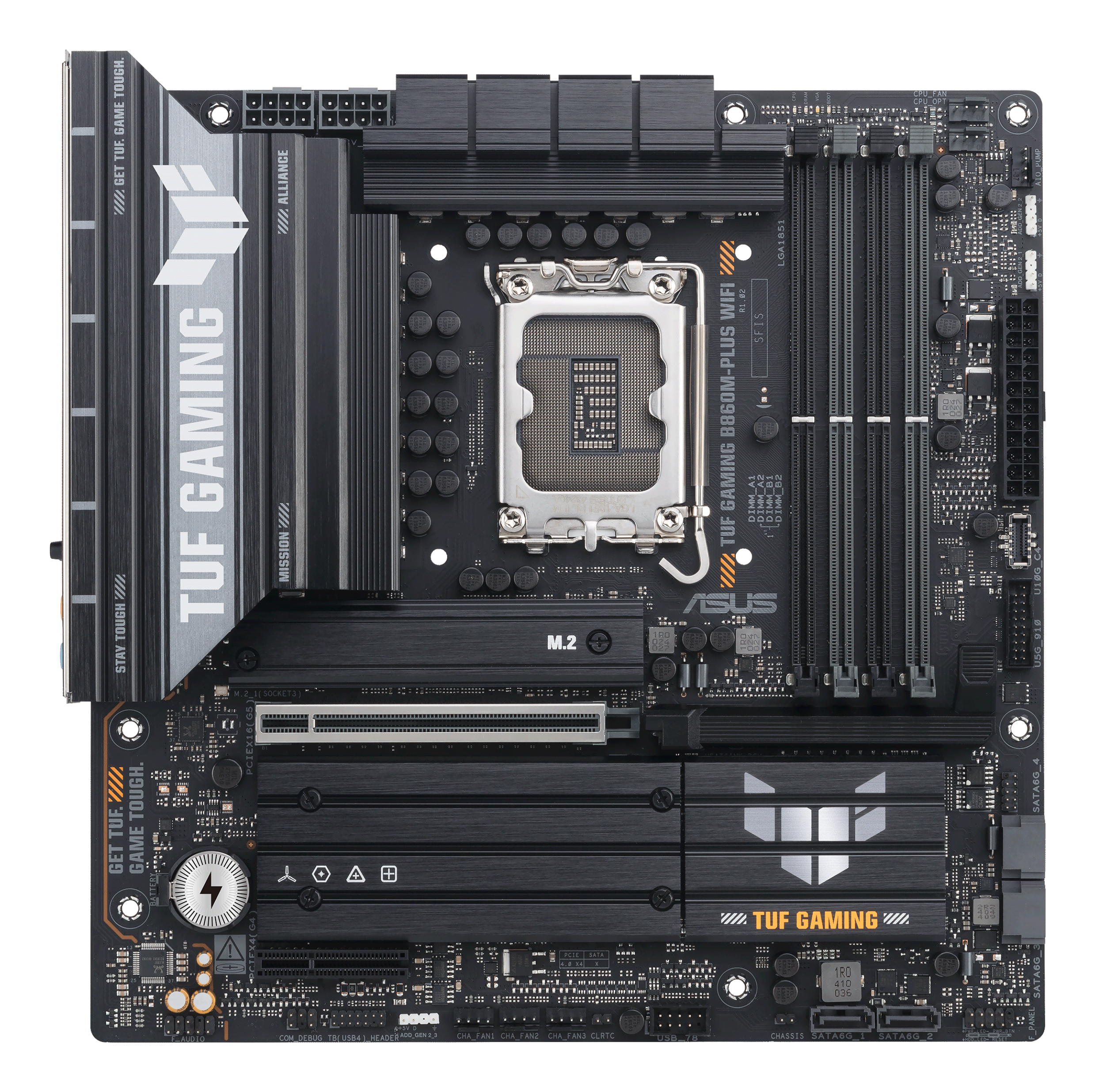 ASUS TUF GAMING B860M-PLUS WIFI (INTEL,1851,DDR5,mATX)