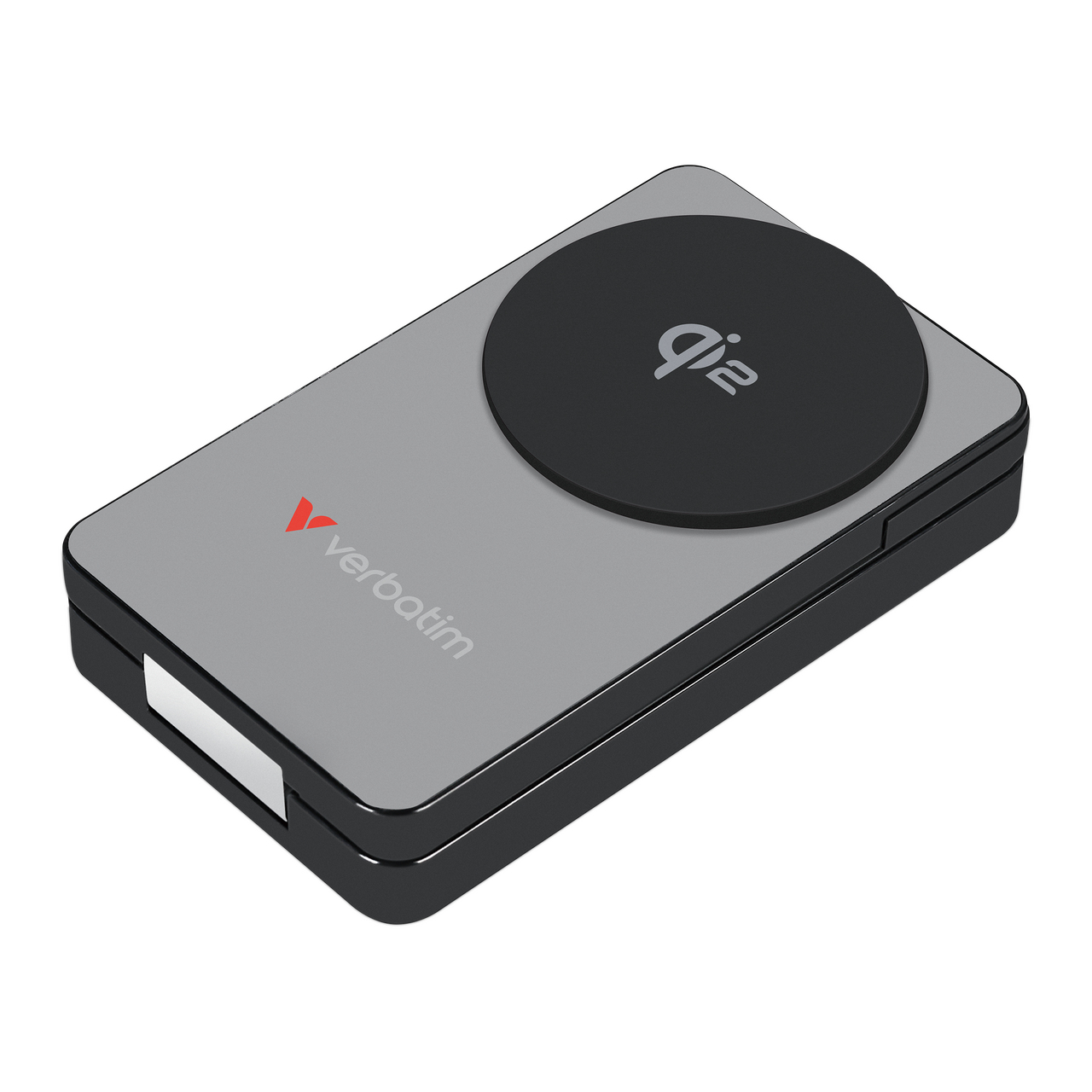 Verbatim Charge´n´Go Qi2 Power Bank 10000 mAh grey