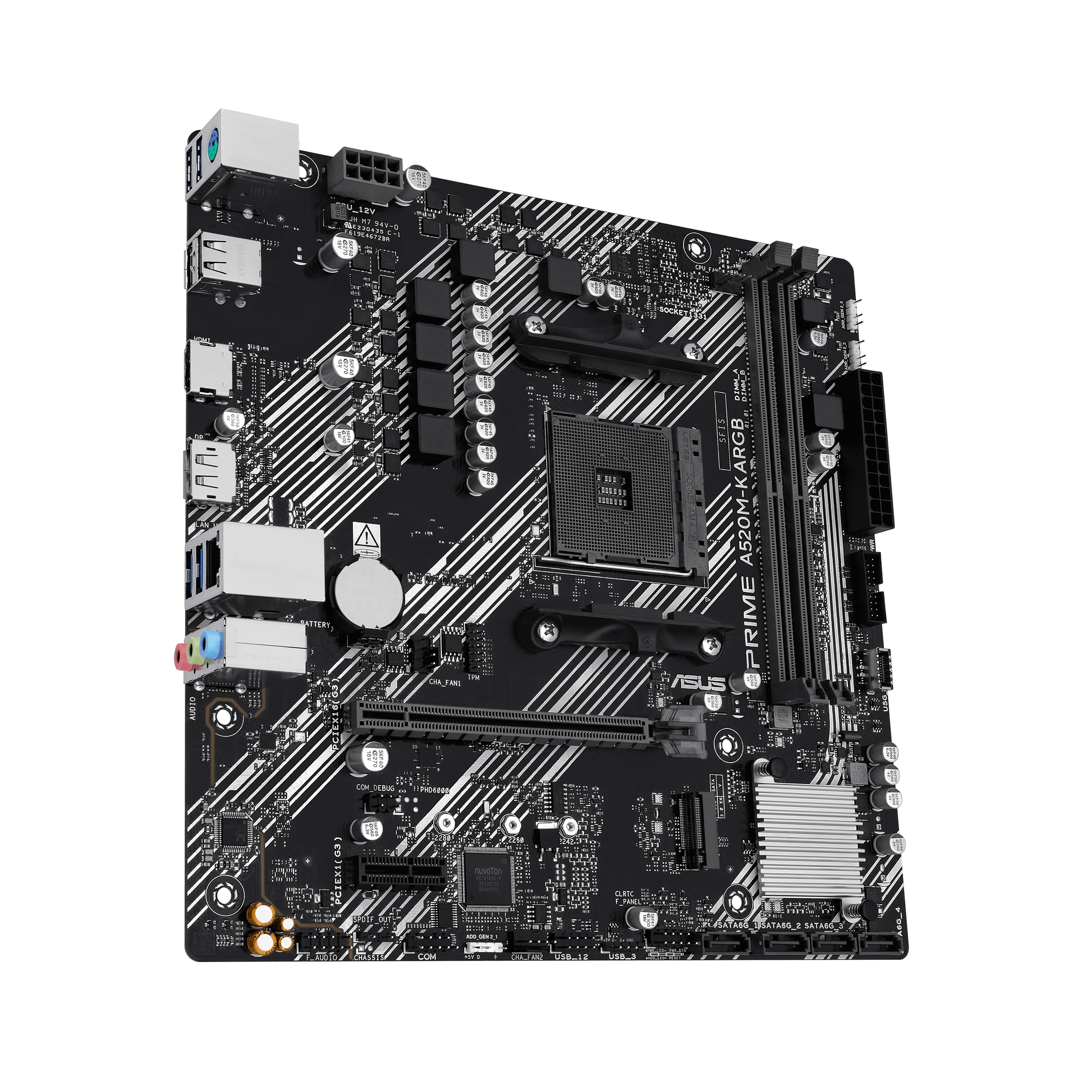 ASUS PRIME A520M-K ARGB (AMD,AM4,DDR4,mATX)