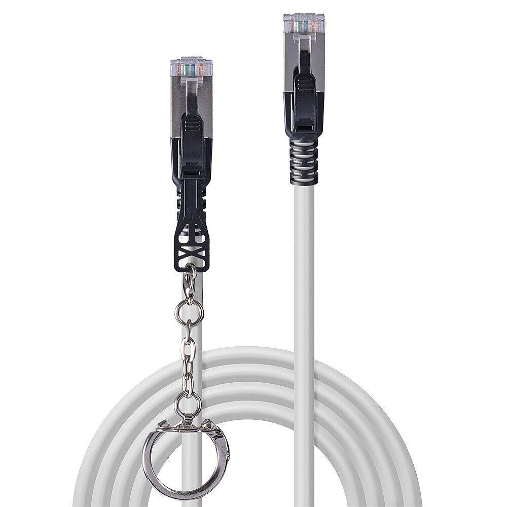 Lindy 47601 Netzwerkkabel Grau 0,5 m Cat6a S/FTP (S-STP)
