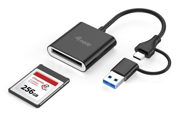 Equip Kartenleser CFexpress Type B USB-C/-A Adapt. 10Gbps