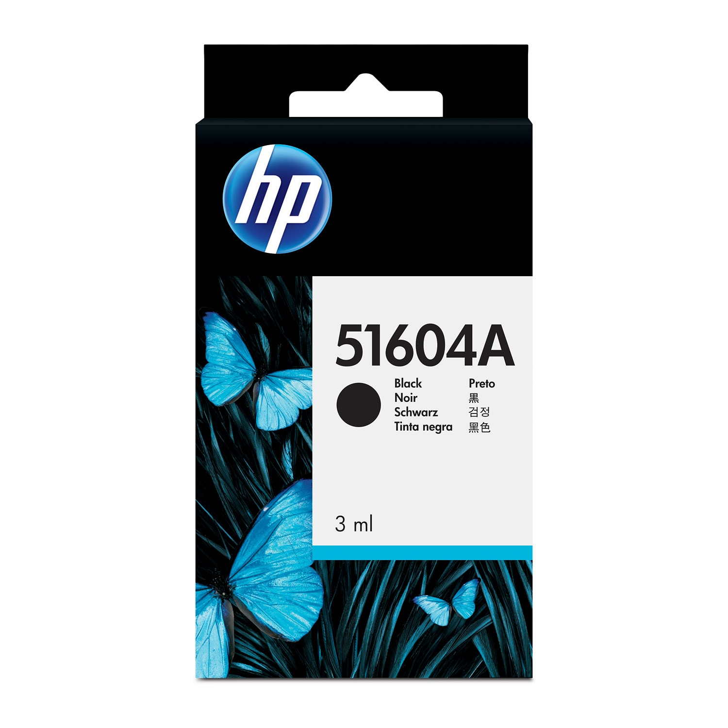 HP 51604A   Schwarz             Tintenpatrone 3ml