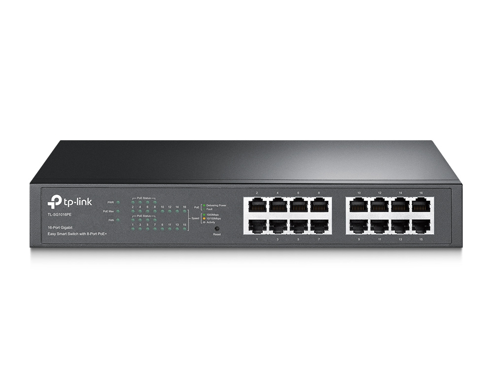 TP-Link Switch 16x GE TL-SG1016PE (8xPOE) v6.0