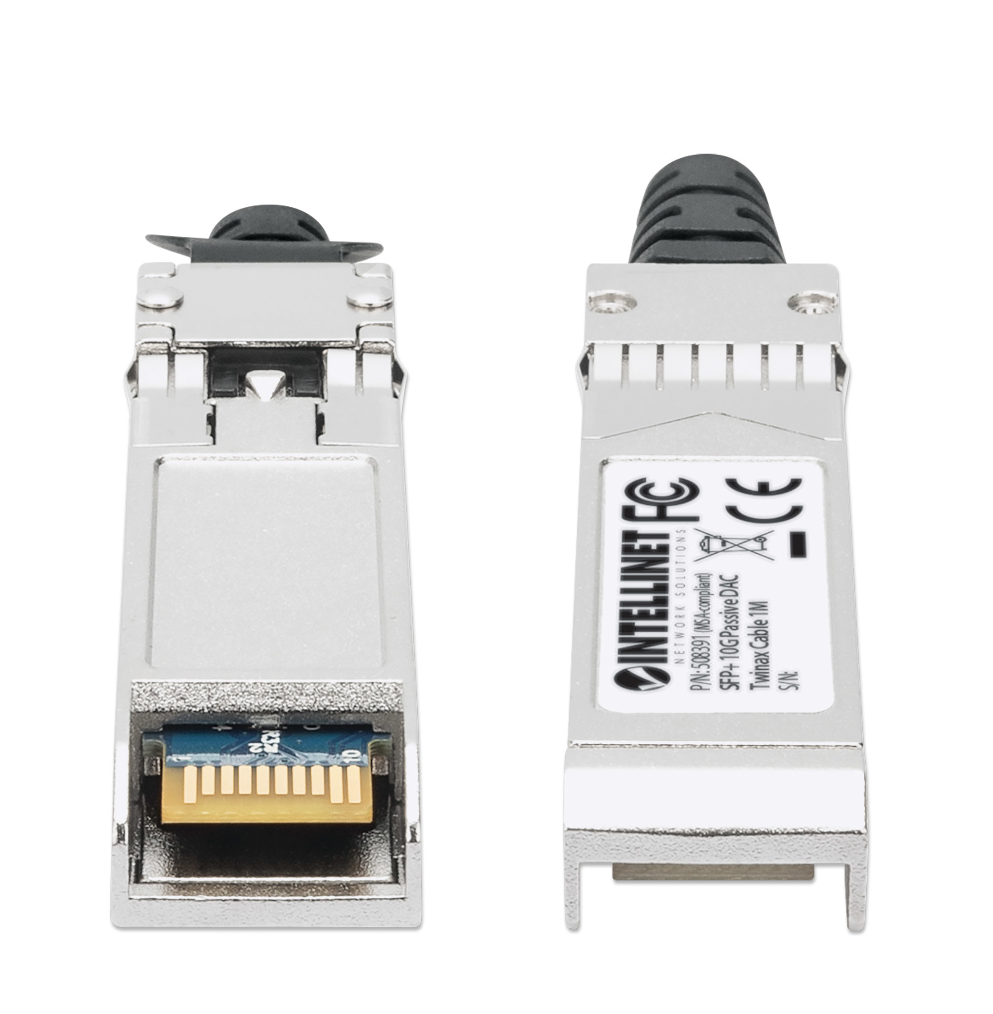INTELLINET SFP+ 10G Passives DAC Twinax-Kabel 1,0m MSA-konf.