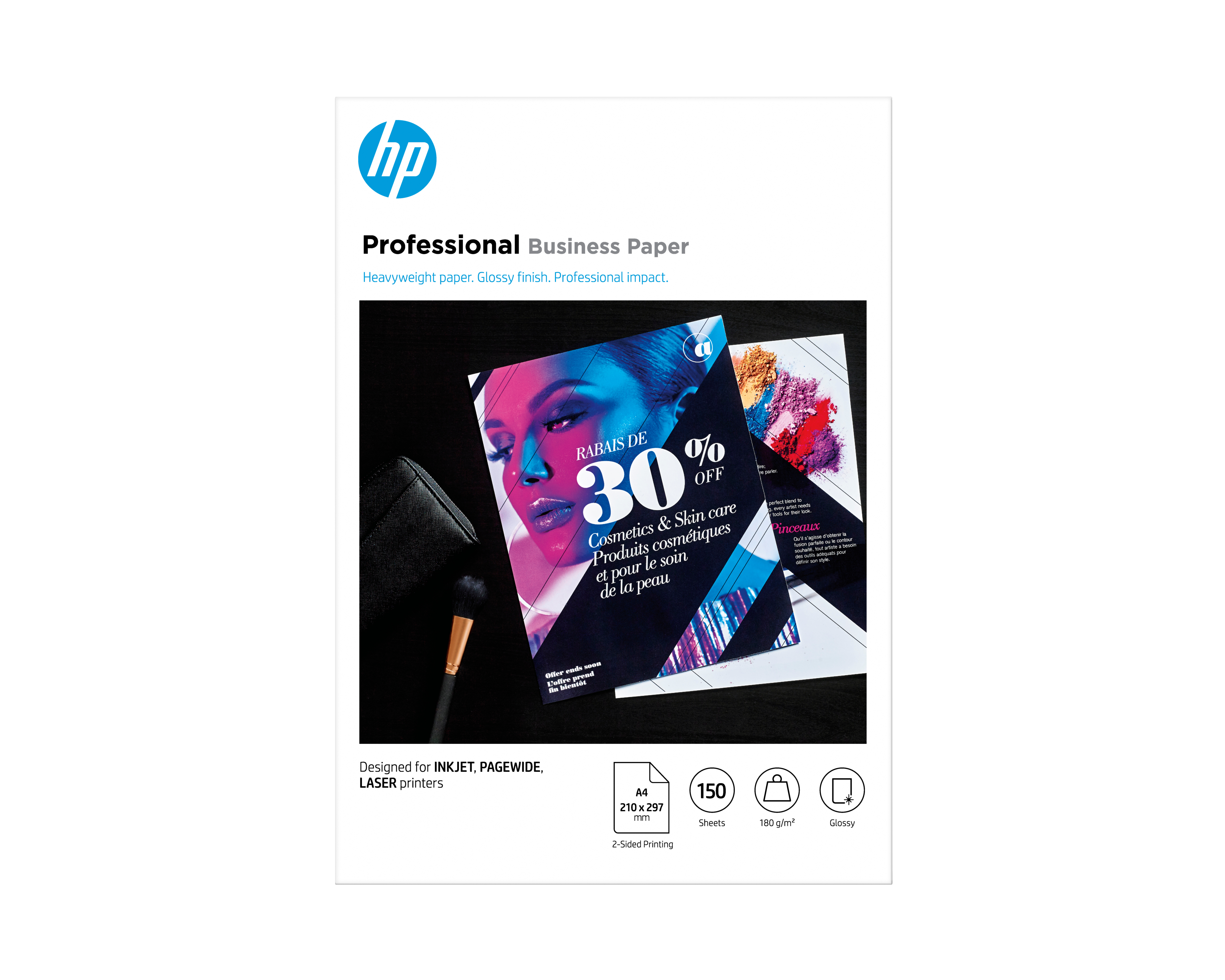 HP Professional Business - Glänzend 180g/&shy;m2 A4 150Blatt