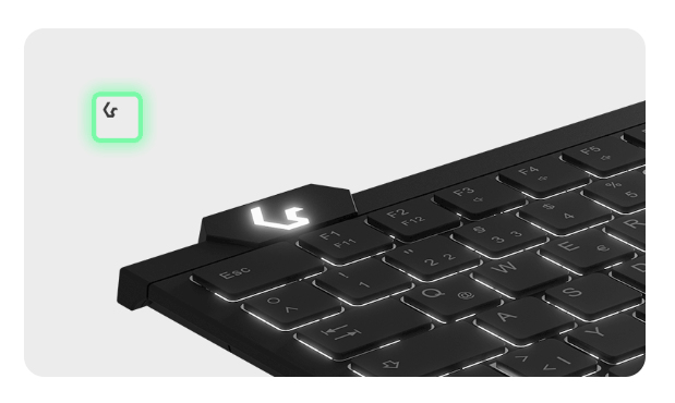 KeySonic KSK-5210ELU (DE) Tastatur Haus USB QWERTZ Deutsch Schwarz