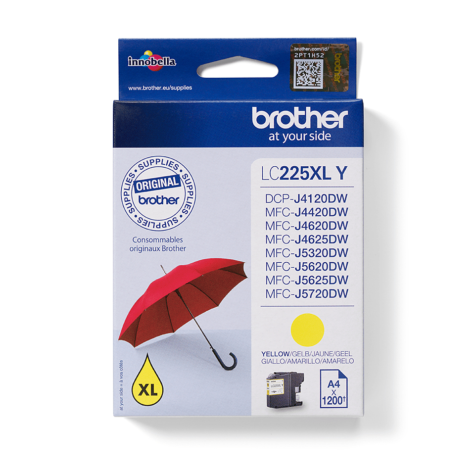 Patrone Brother LC-225XLY MFC-J4420DW/­J4620DW Patrone Brother LC-225XLY MFC-J4420DW/­J4620DW