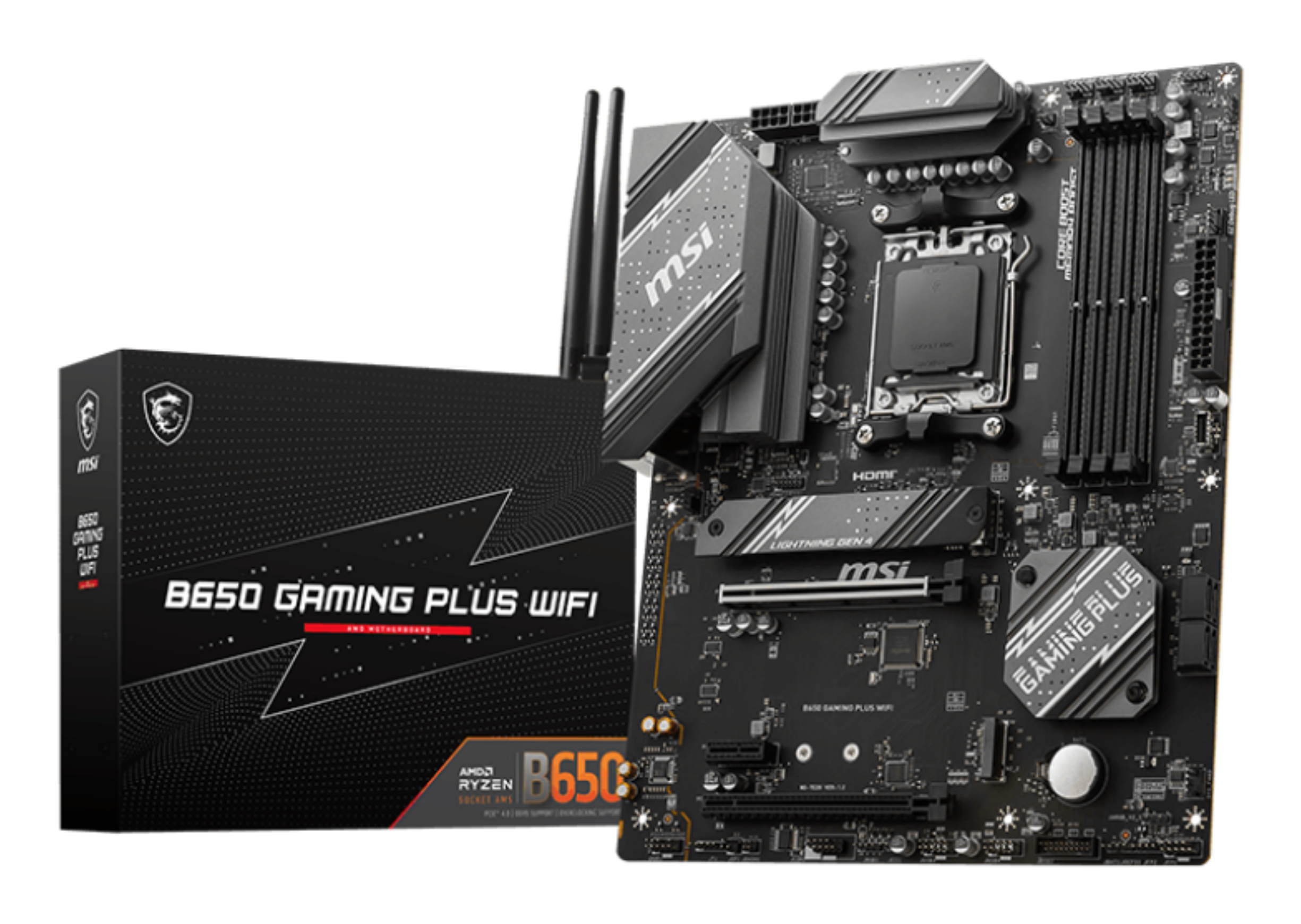 MSI B650 GAMING PLUS WIFI (B650,AM5,ATX,DDR5) Mainboards AMD