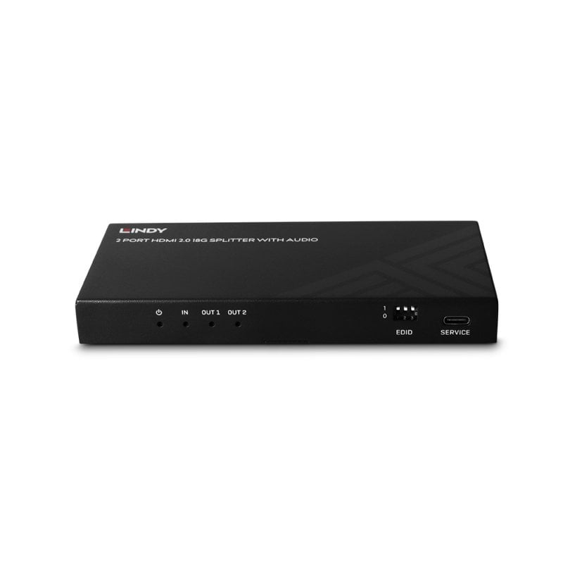 LINDY 2 Port HDMI 8K60 Splitter mit Audio