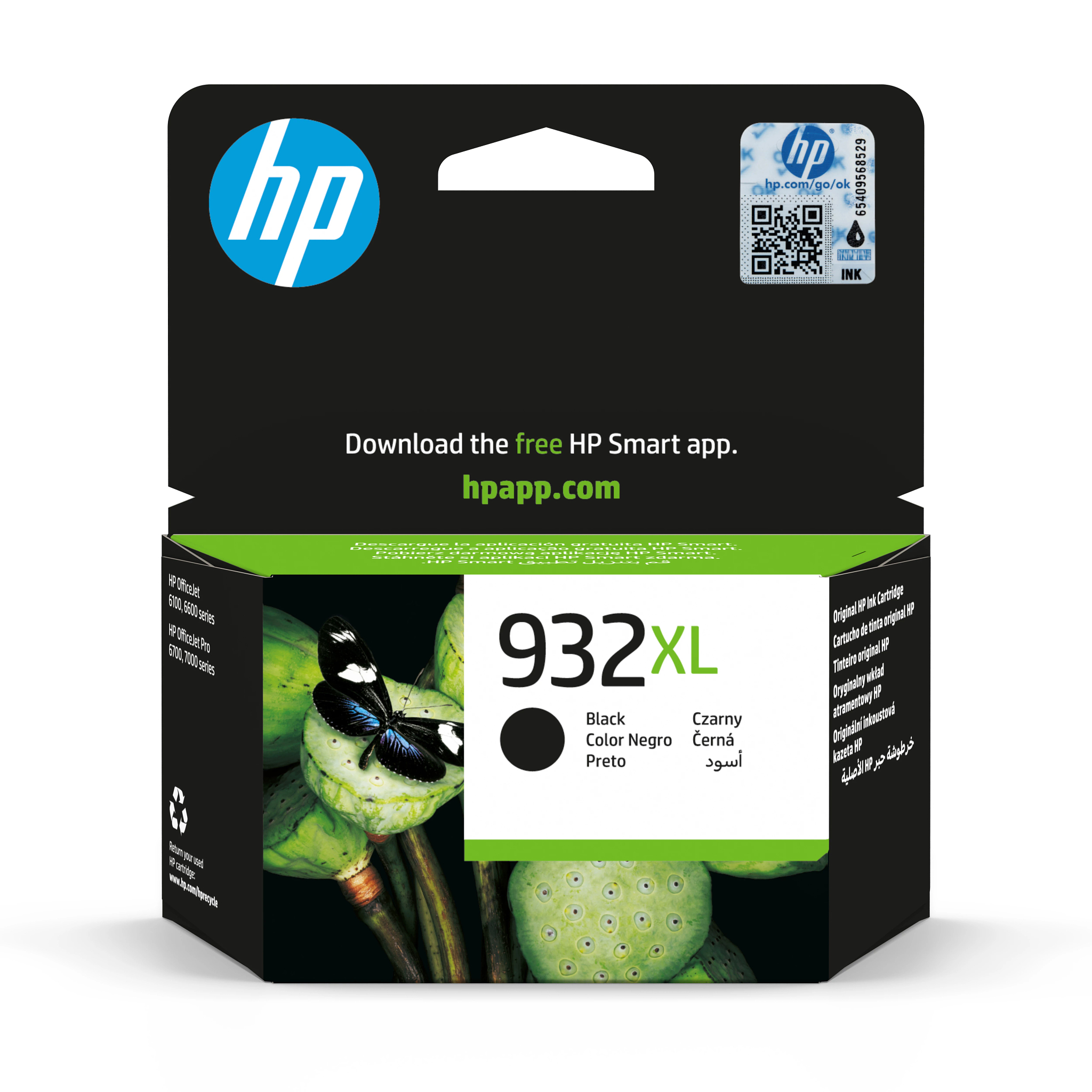 HP 932XL    Schwarz             Tintenpatrone