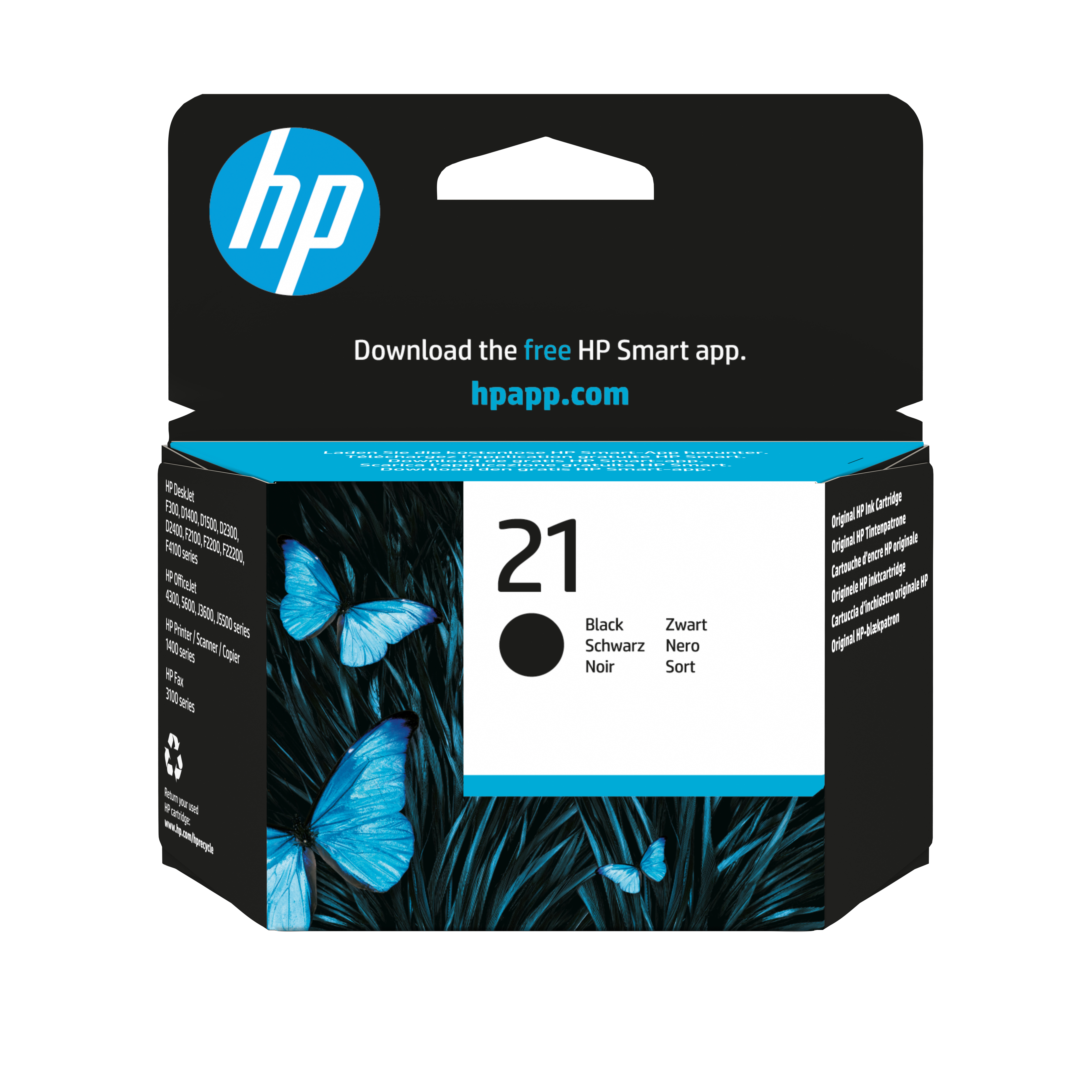 HP 21       Schwarz             Tintenpatrone 5ml