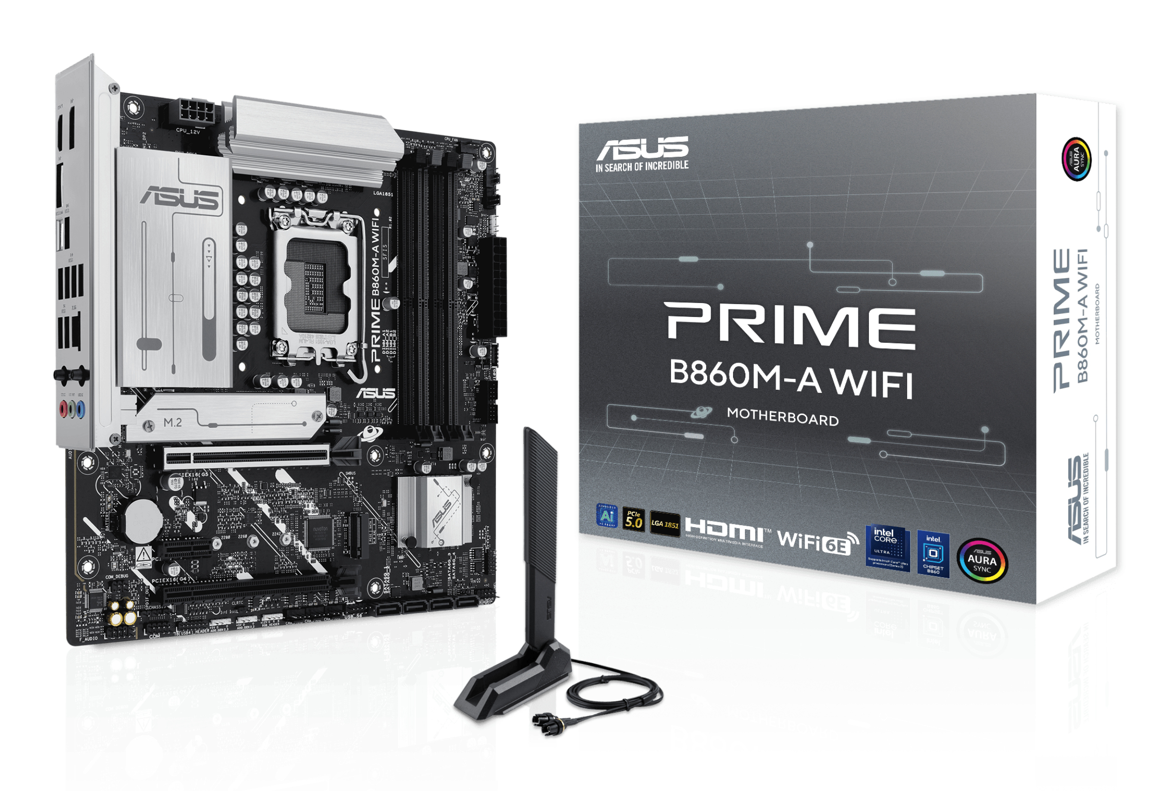 ASUS PRIME B860M-A WIFI (INTEL,1851,DDR5,mATX)
