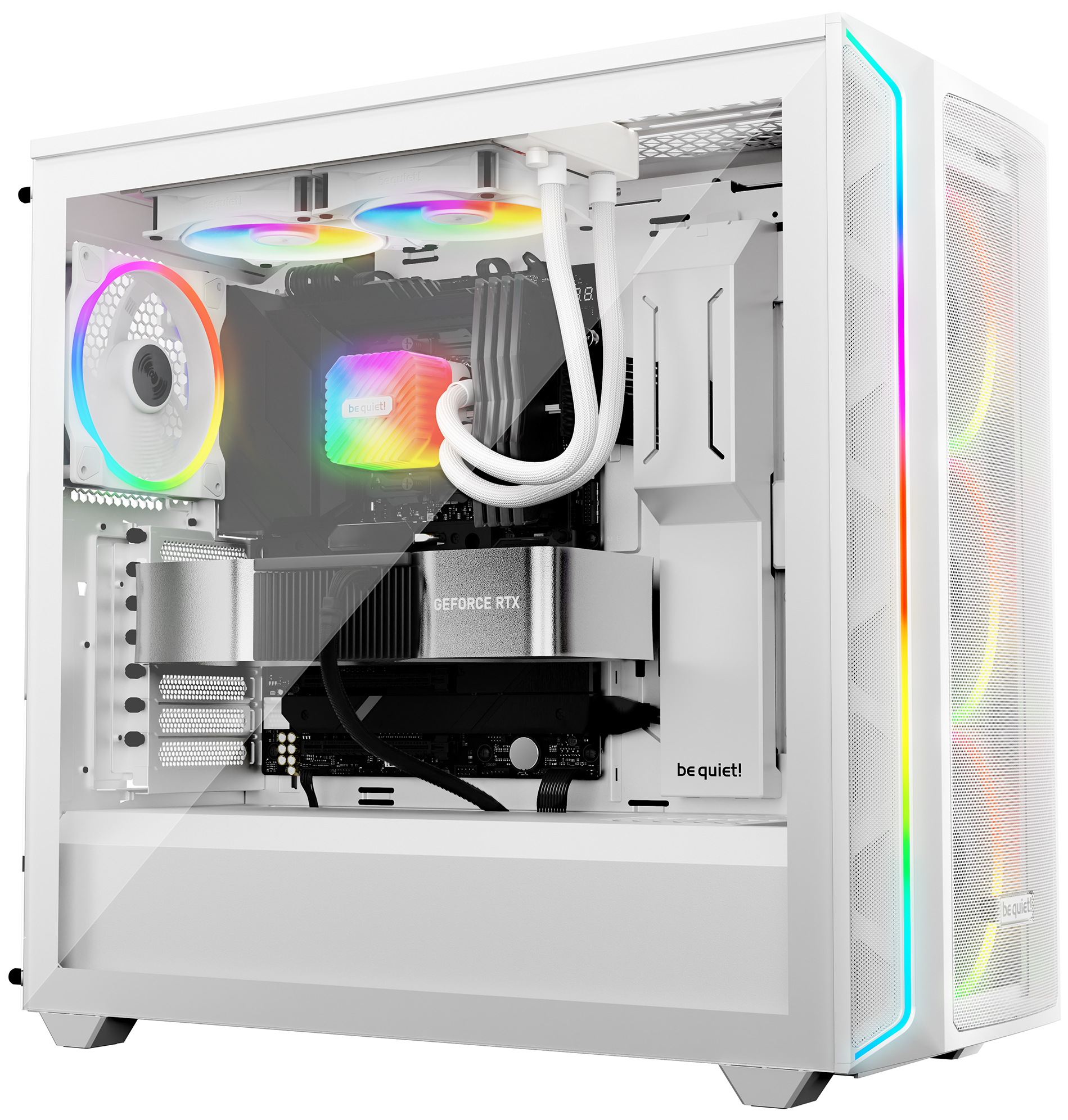 be quiet! WAK LIGHT LOOP 240mm White All-in-One Wasserkühlg. Wasserkühler