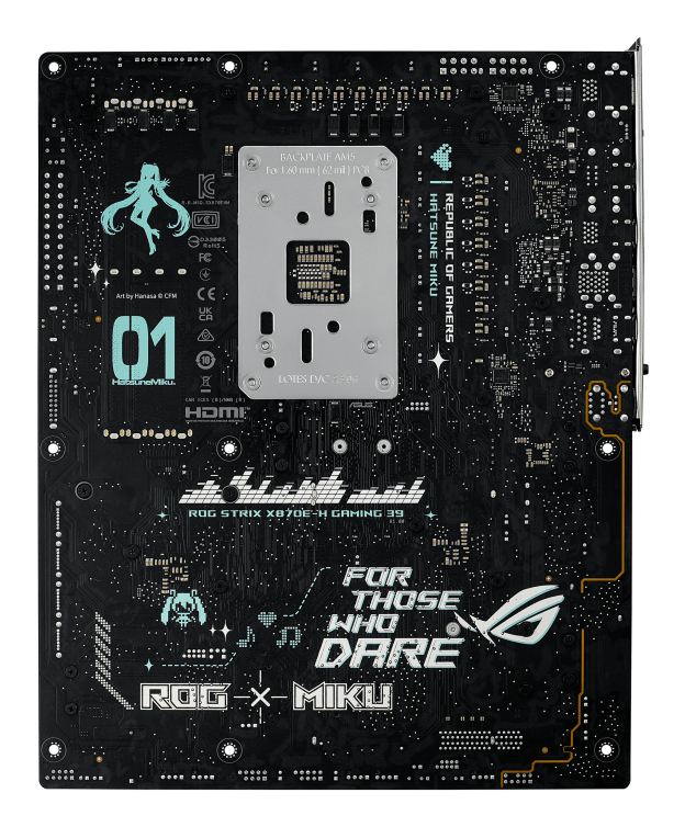 ASUS ROG STRIX X870E-H GAMING MIKU (AMD,AM5,DDR5,ATX) Mainboards AMD