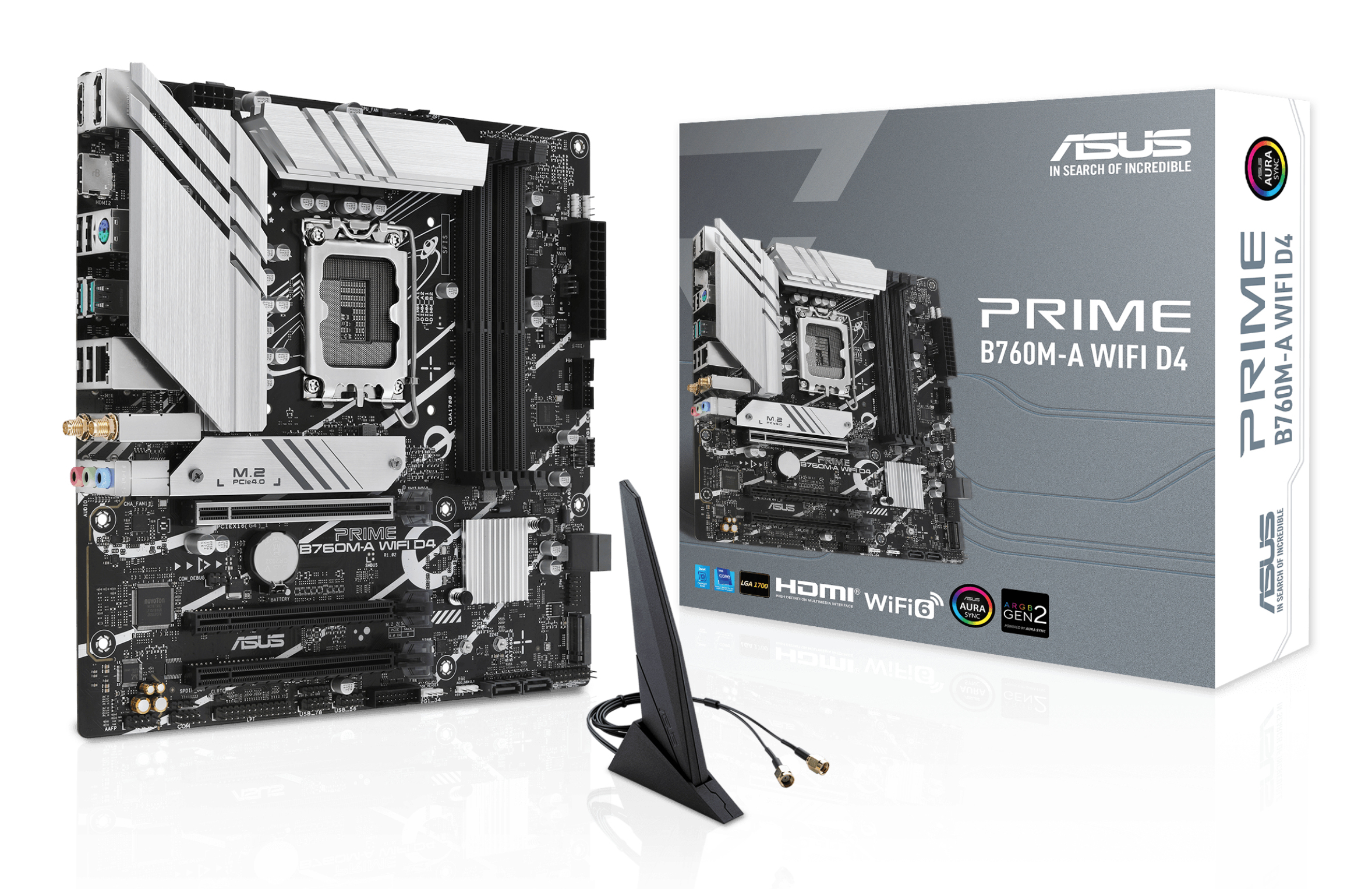 ASUS PRIME B760M-A WIFI D4 (INTEL,1700,DDR4,mATX)