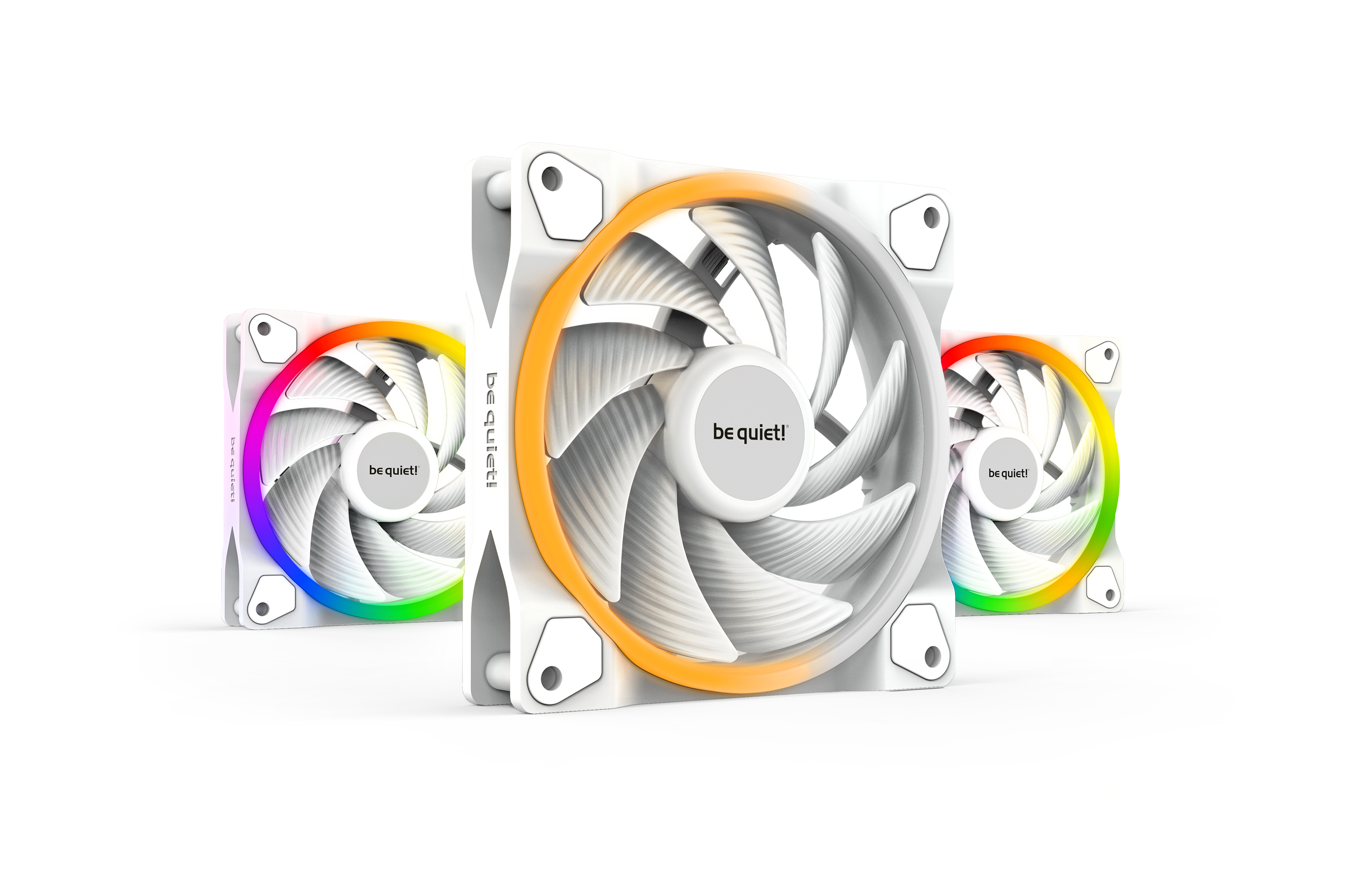 be quiet! Lüfter Light Wings PWM HS 120mm White 3-Pack