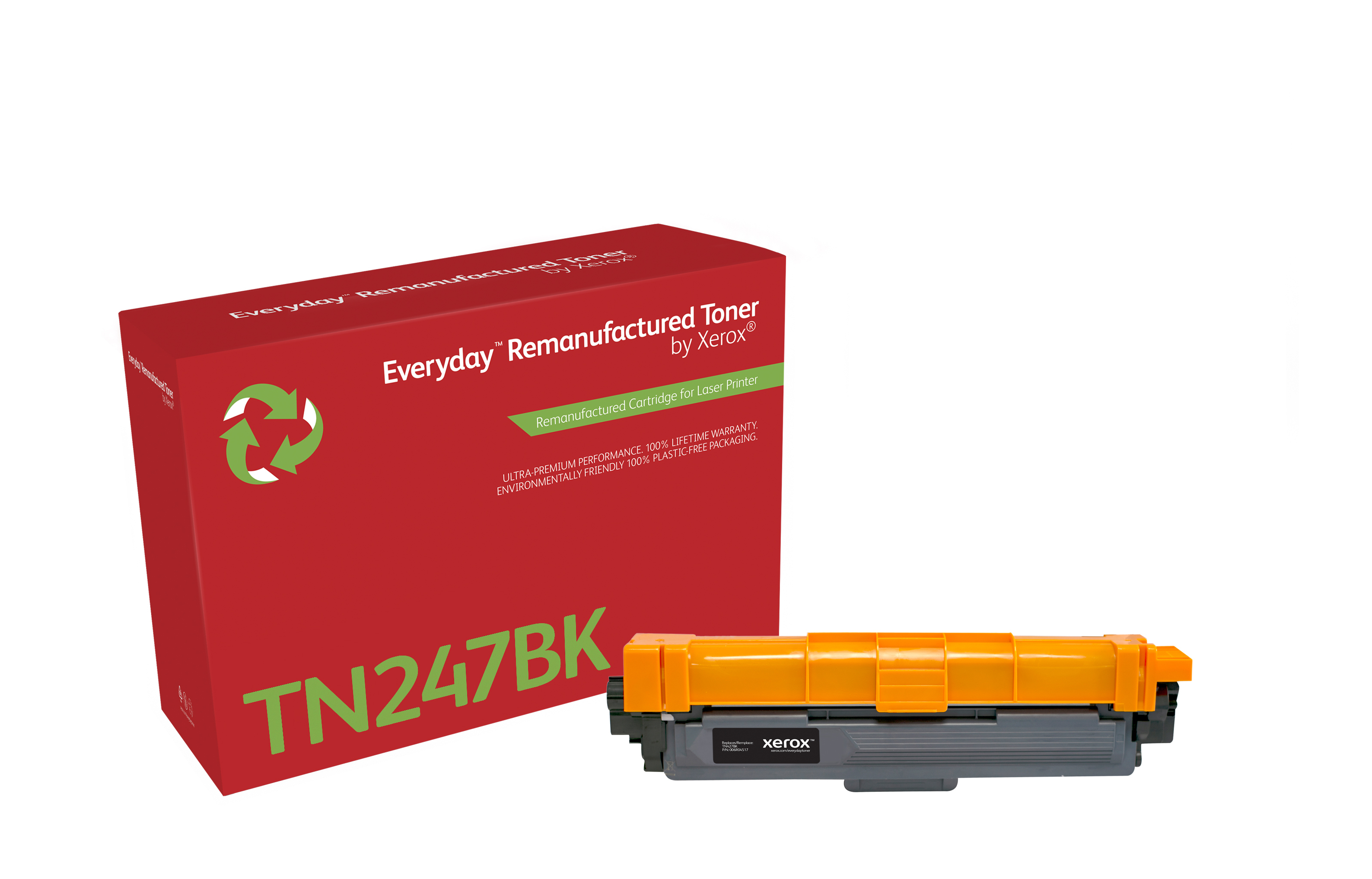 Everyday ™ Schwarz wiederaufbereiteter Toner von Xerox, kompatibel mit Brother TN247BK, High capacity