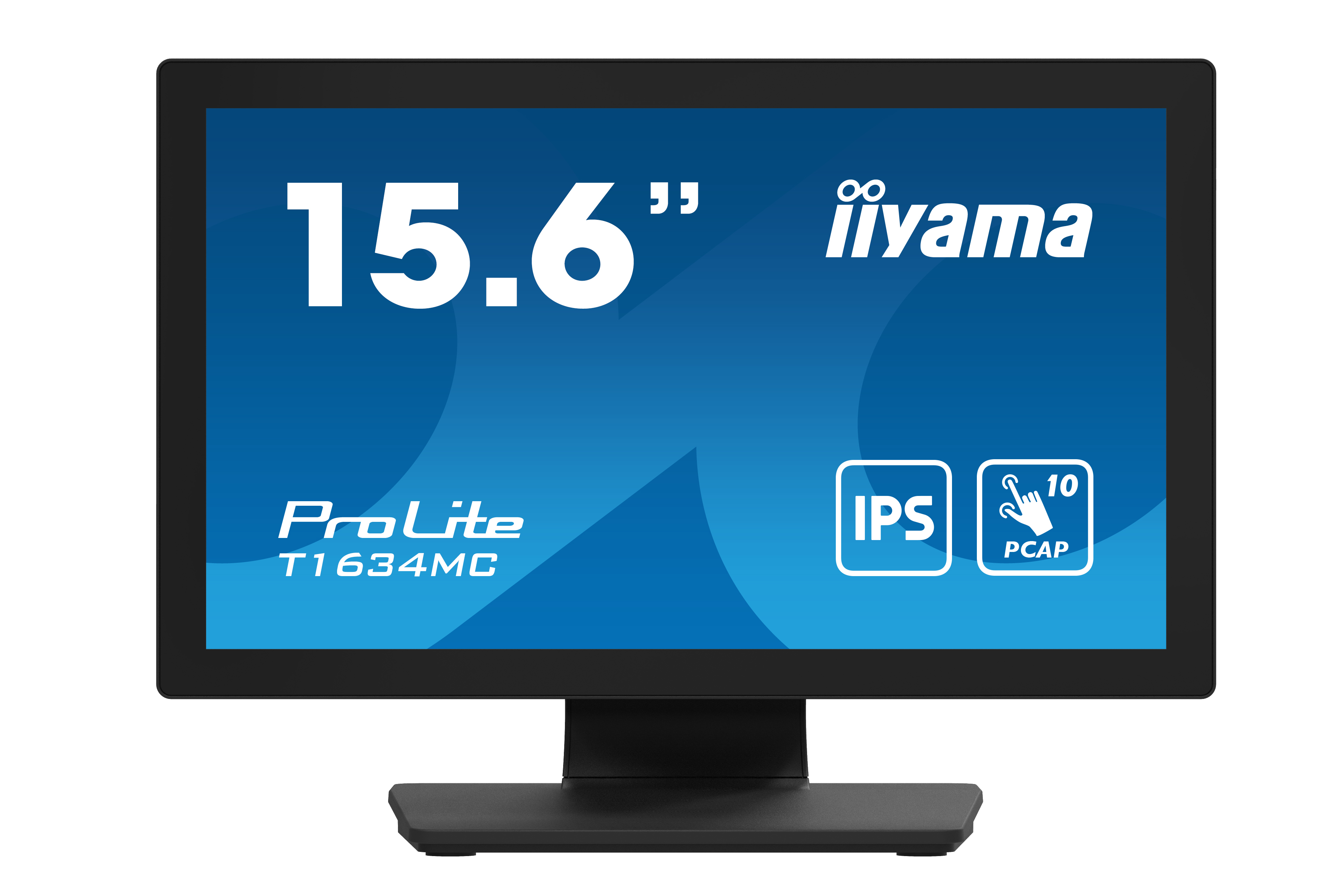 IIYAMA 39.5cm (15,6") T1634MC-B1S  16:9  M-Touch HDMI+DP+VGA ret