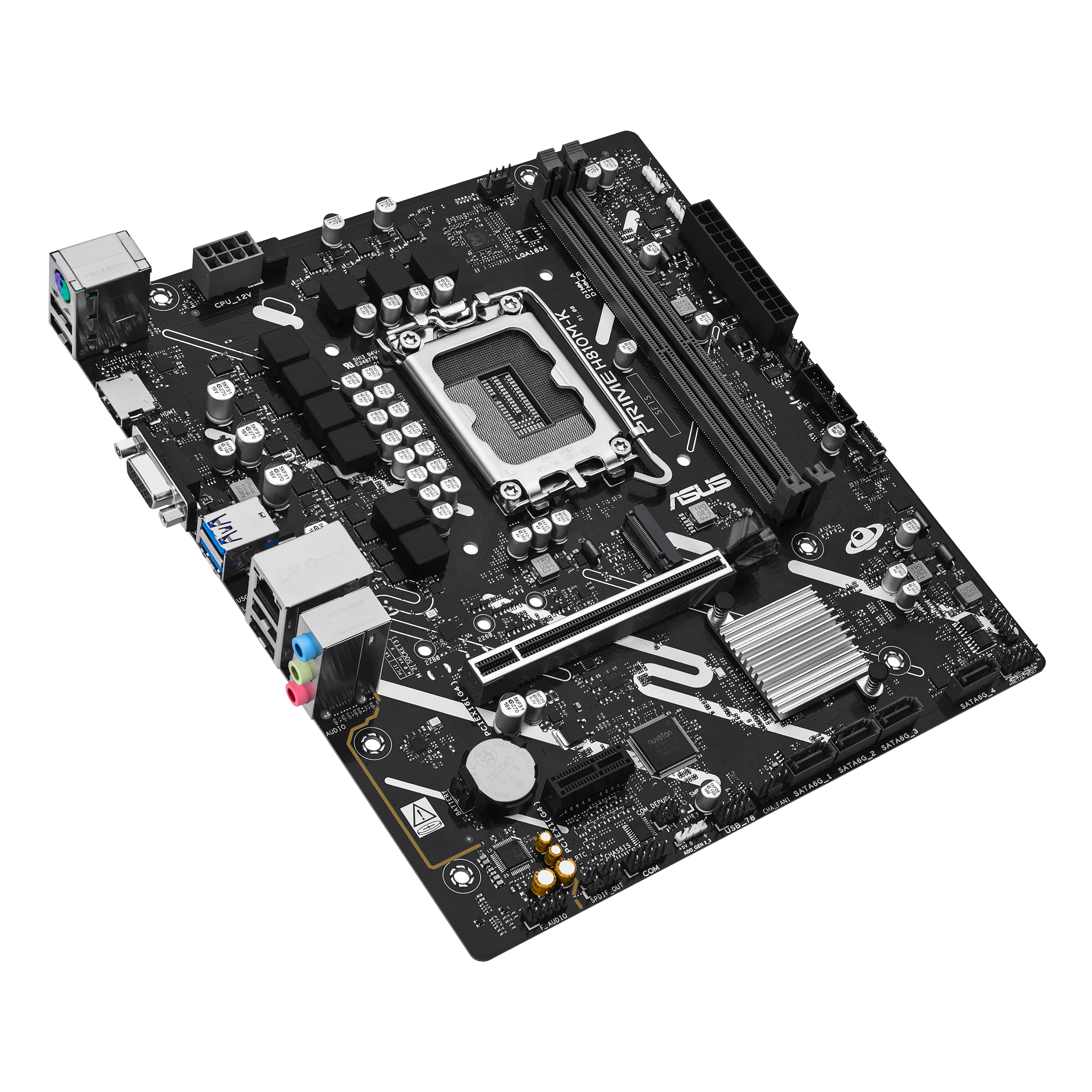 ASUS PRIME H810M-K (INTEL,1851,DDR5,mATX) Mainboards INTEL