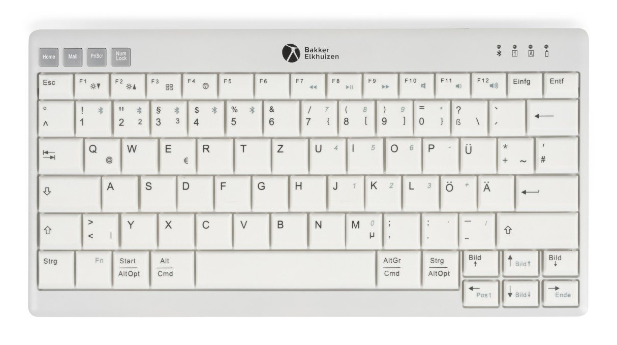 BakkerElkhuizen Tastatur UltraBoard 950 V2 Wireless (UK) retail