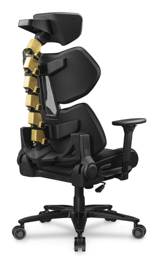 COUGAR Gaming-Stuhl Terminator Elite Gold, Schwarz