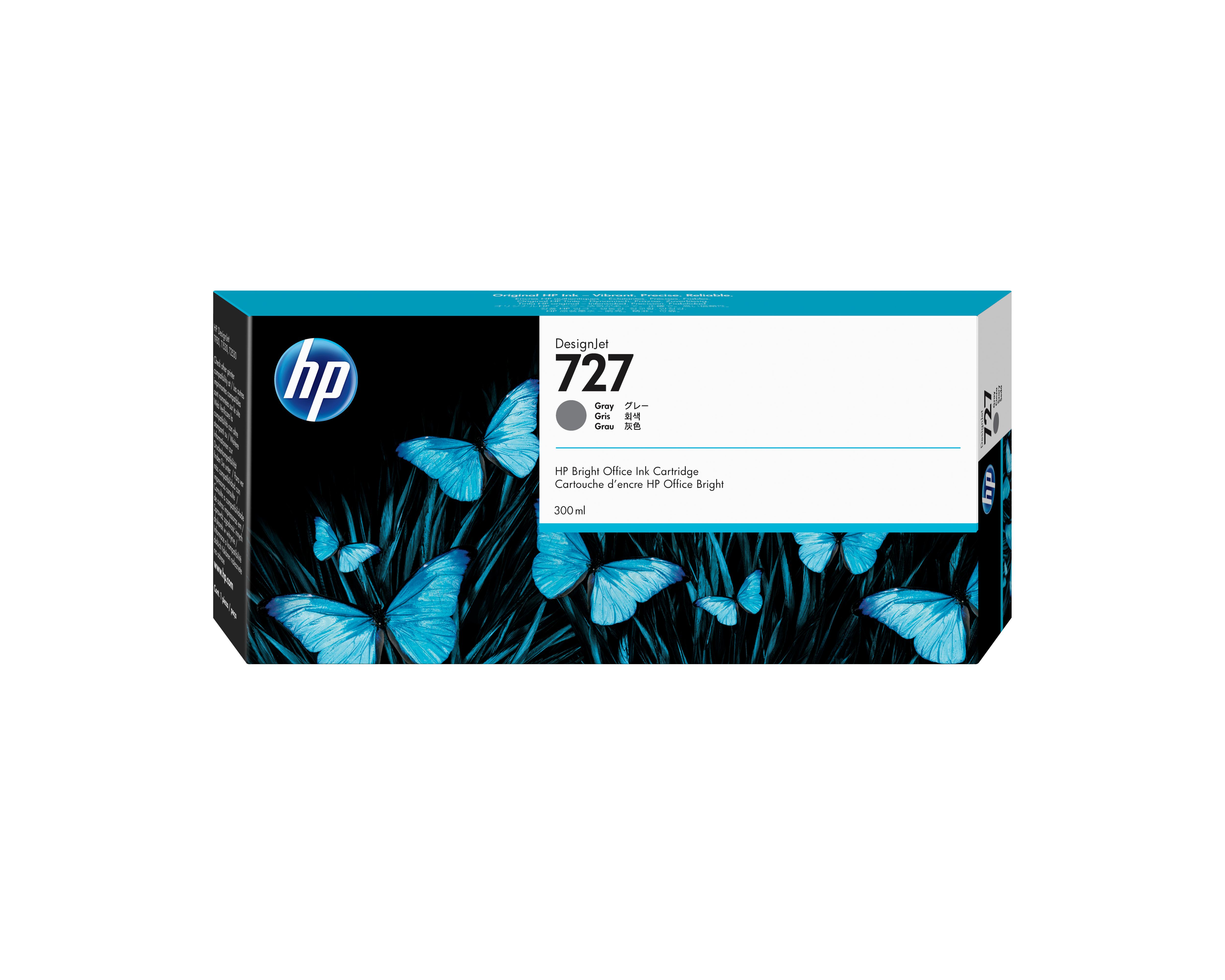 HP 727      Grau                Tintenpatrone 300ml Patronen HP
