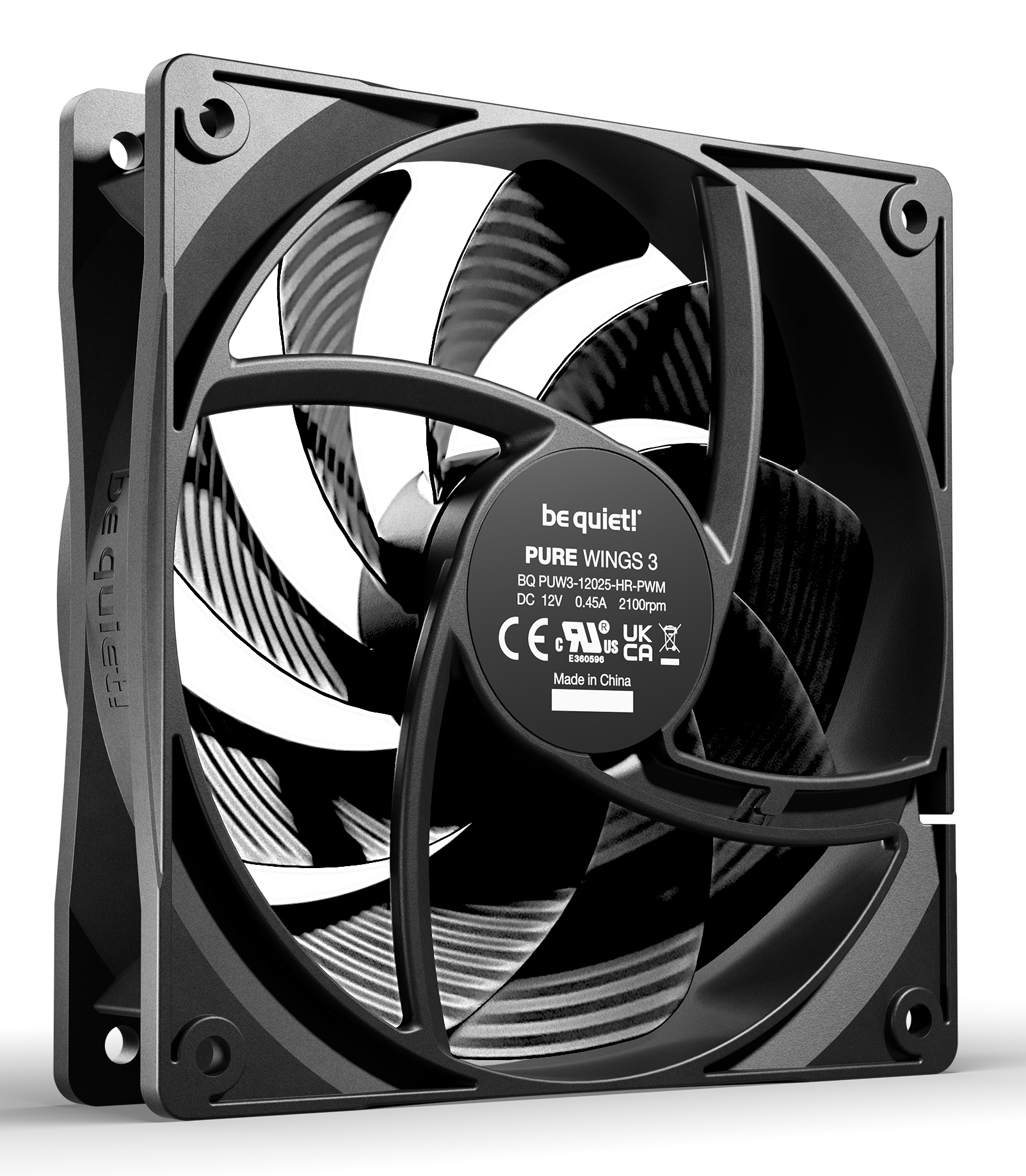 be quiet! Lüfter 120*120*25 Pure Wings 3 PWM high-speed Lüfter