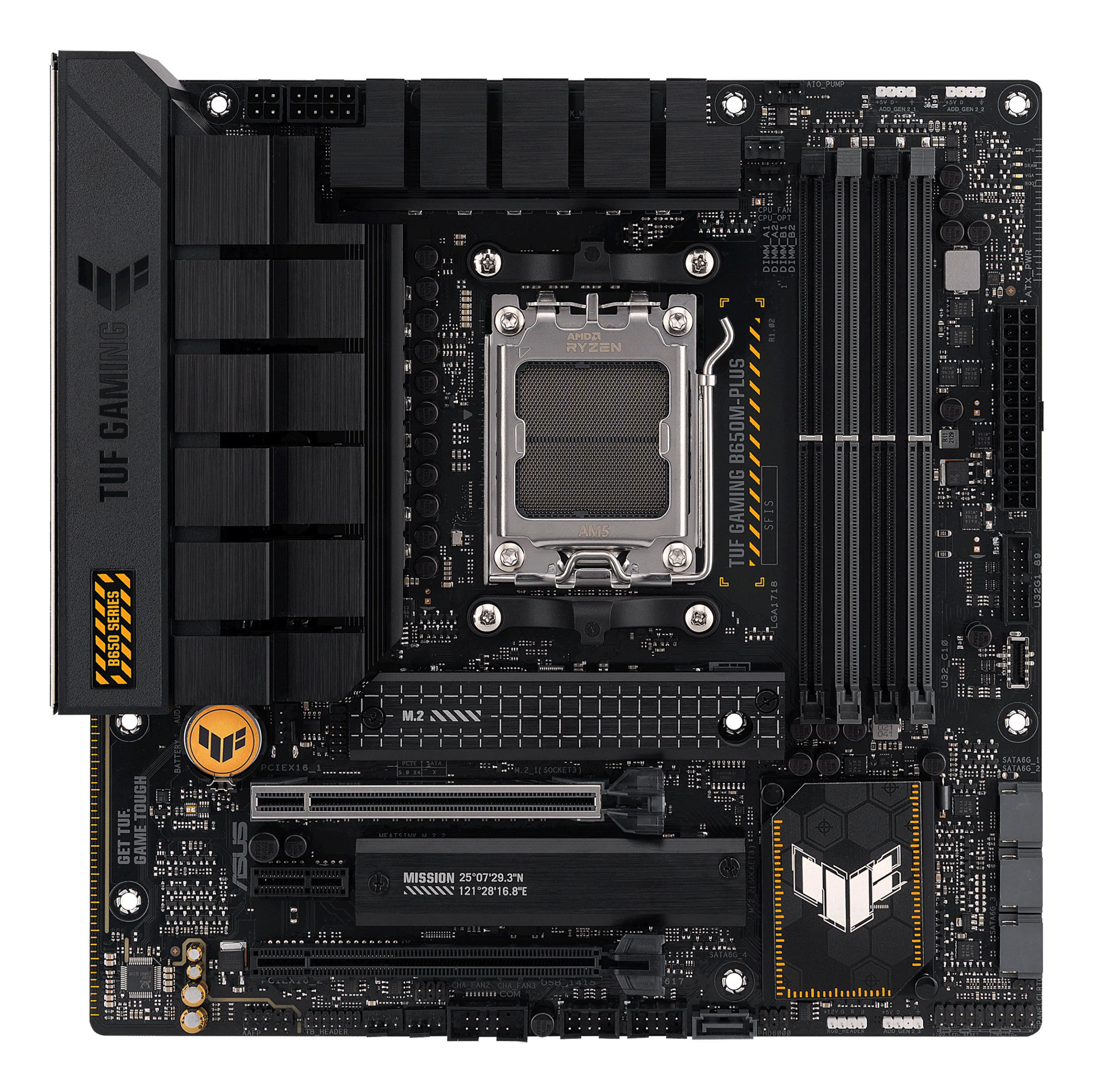 ASUS TUF GAMING B650M-PLUS (AMD,AM5,DDR5,mATX)