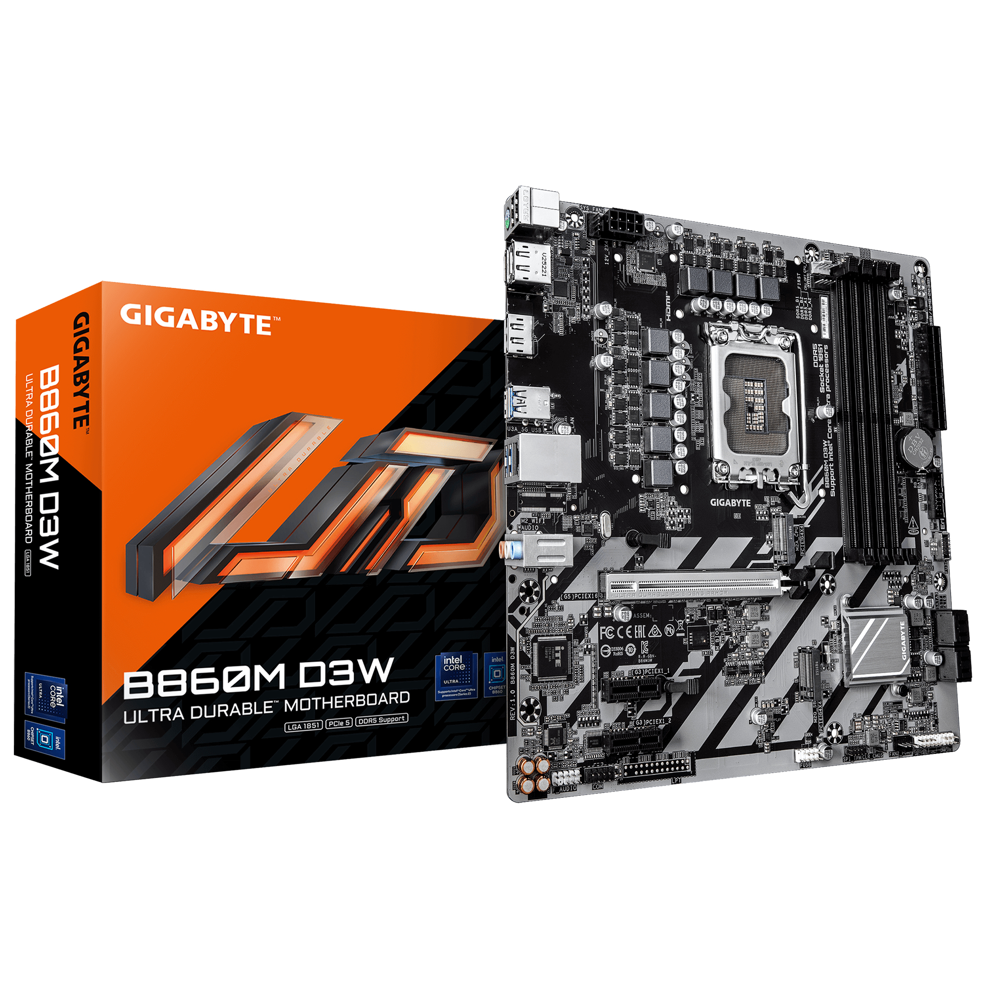 Gigabyte B860M D3W (B860,S1851,mATX,DDR5 Mainboards INTEL
