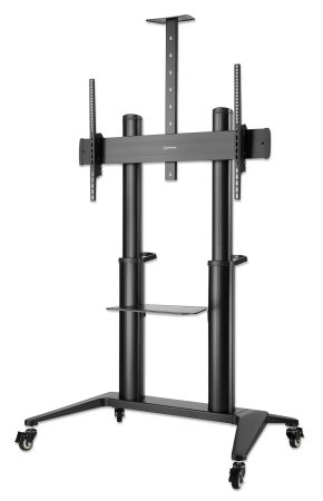 MANHATTAN Aluminium TV-Ständer rollbar 70"-120" 140kg (Speditionsversand)