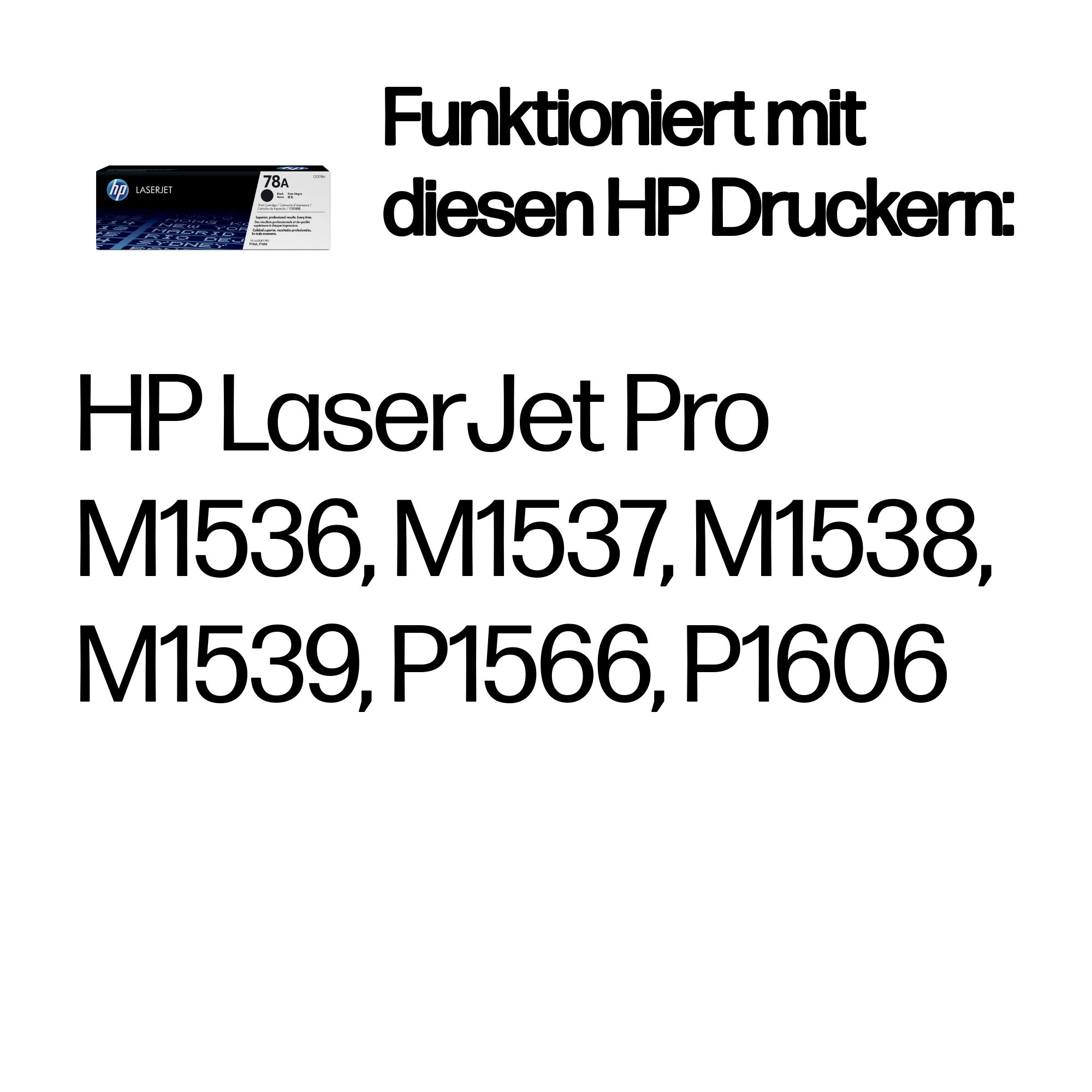 HP 78A       Schwarz     LaserJet    Tonerpatrone