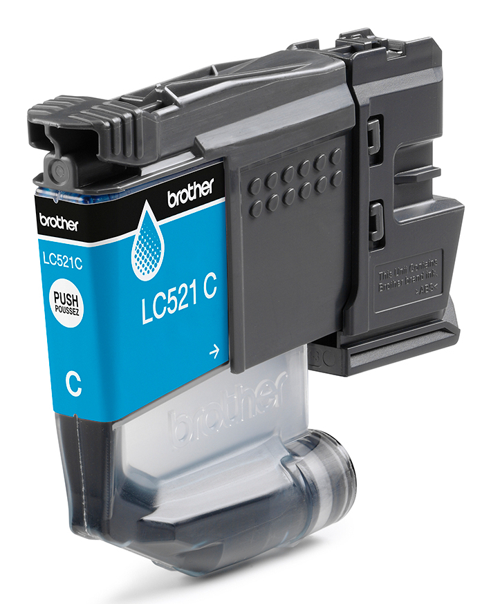 Patrone Brother LC-521C Cyan DCPJ1260x/1310x/1360x/1460x