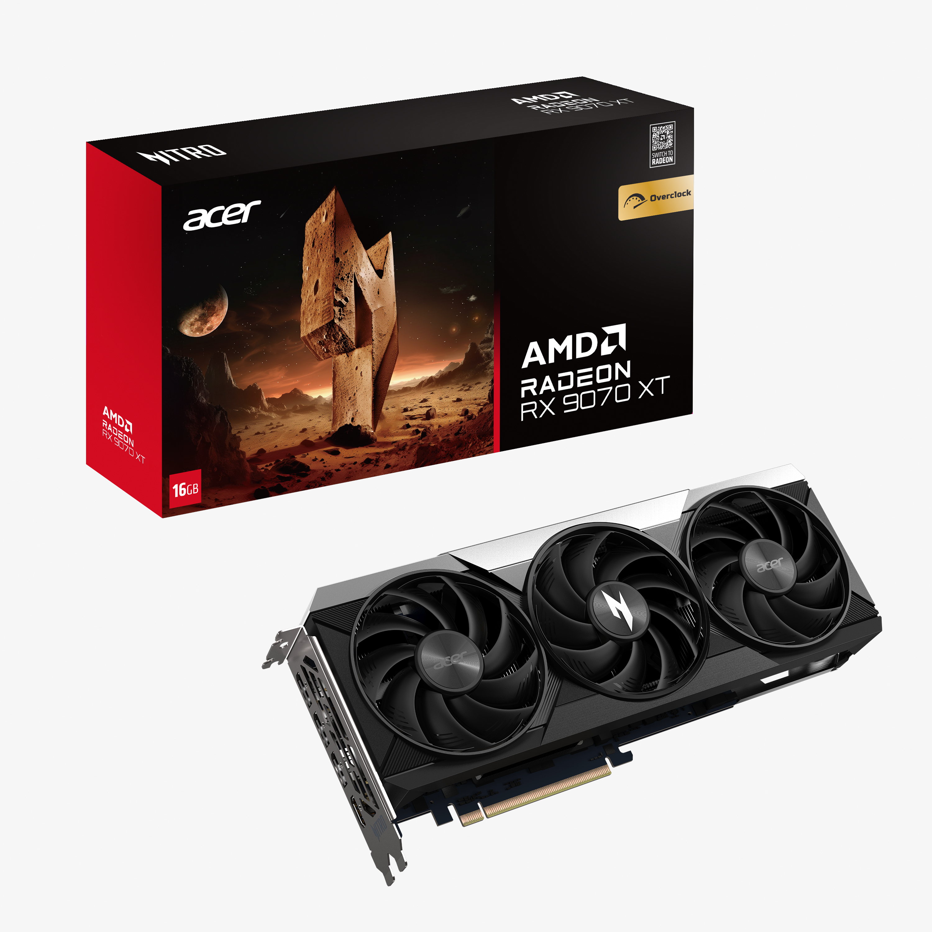 Acer NITRO AMD RX9070 XT OC 16GB Acer NITRO AMD RX9070 XT OC 16GB