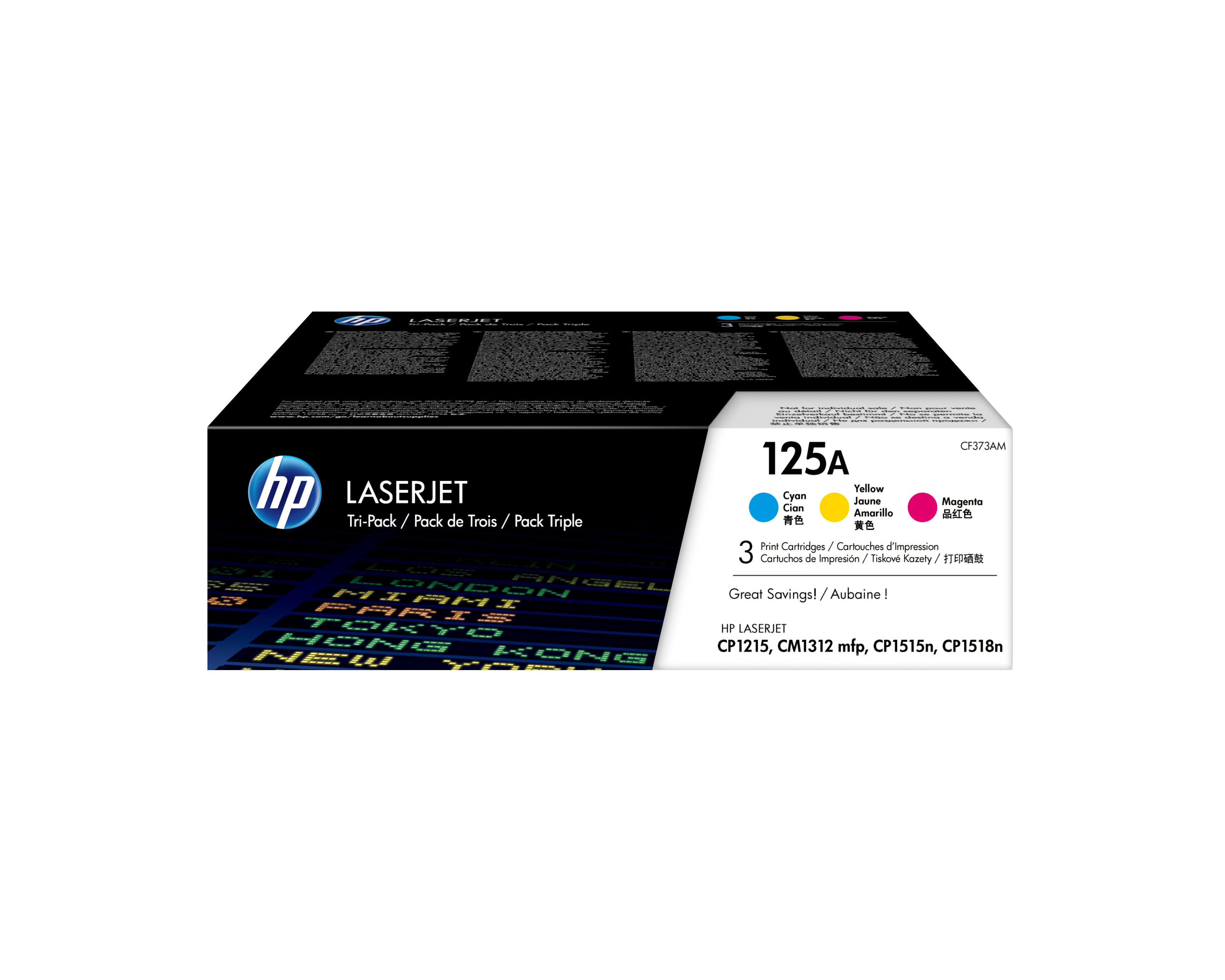 HP 125A 3x Dreifarbig LaserJet Tonerpatrone