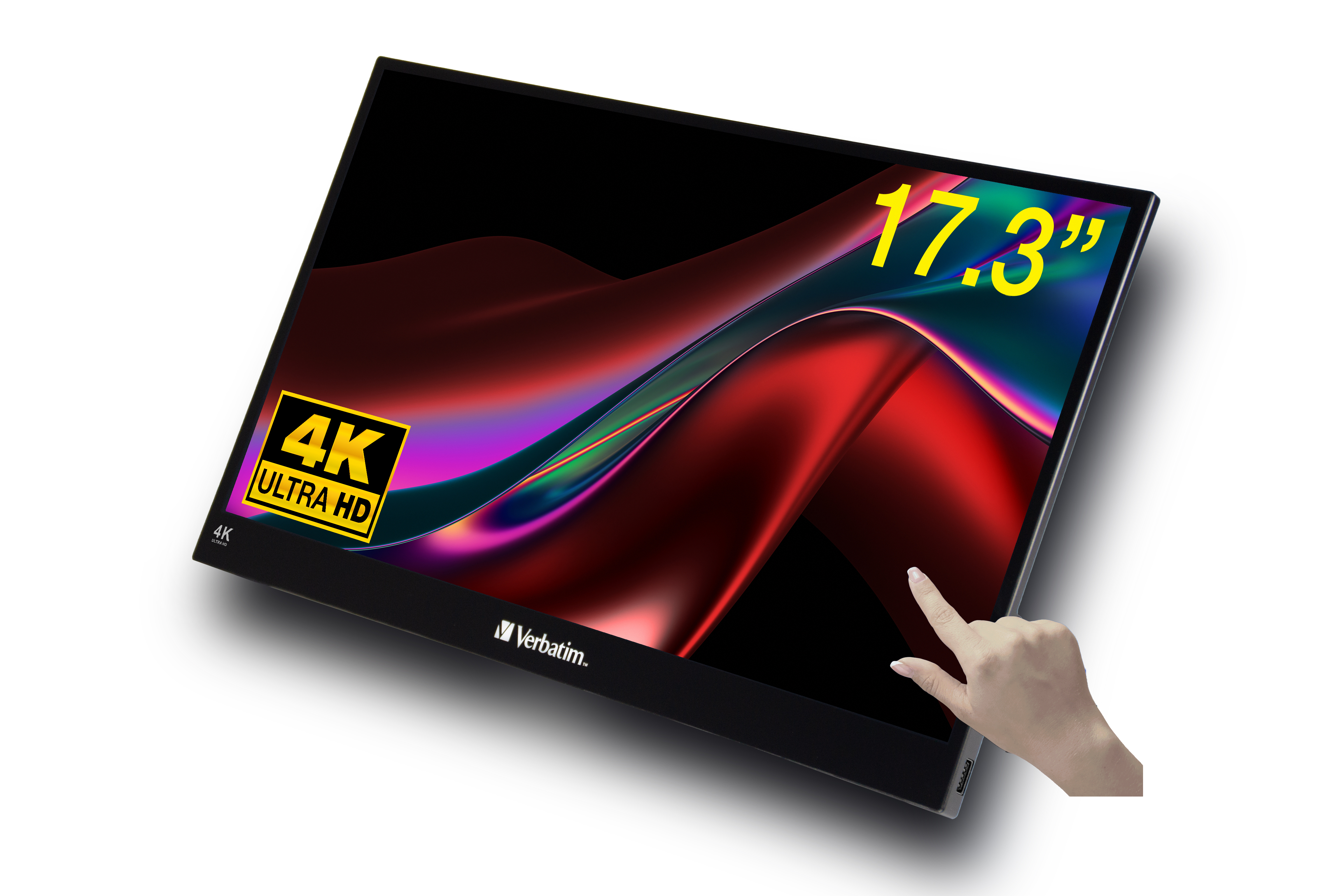 Verbatim PMT-17 4K Portable Touchscreen Monitor 17.3