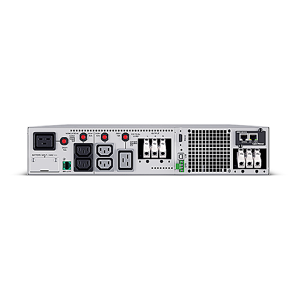 CyberPower OL5KERTHD 19 USV 5000VA/5000W Tower/Rack 2U, ECO Mode, LCD, USB, BMS Battery Management, Built in RMCARD205, Anschluss f. opt. Batterieerweiterung inkl. 19 Railkit