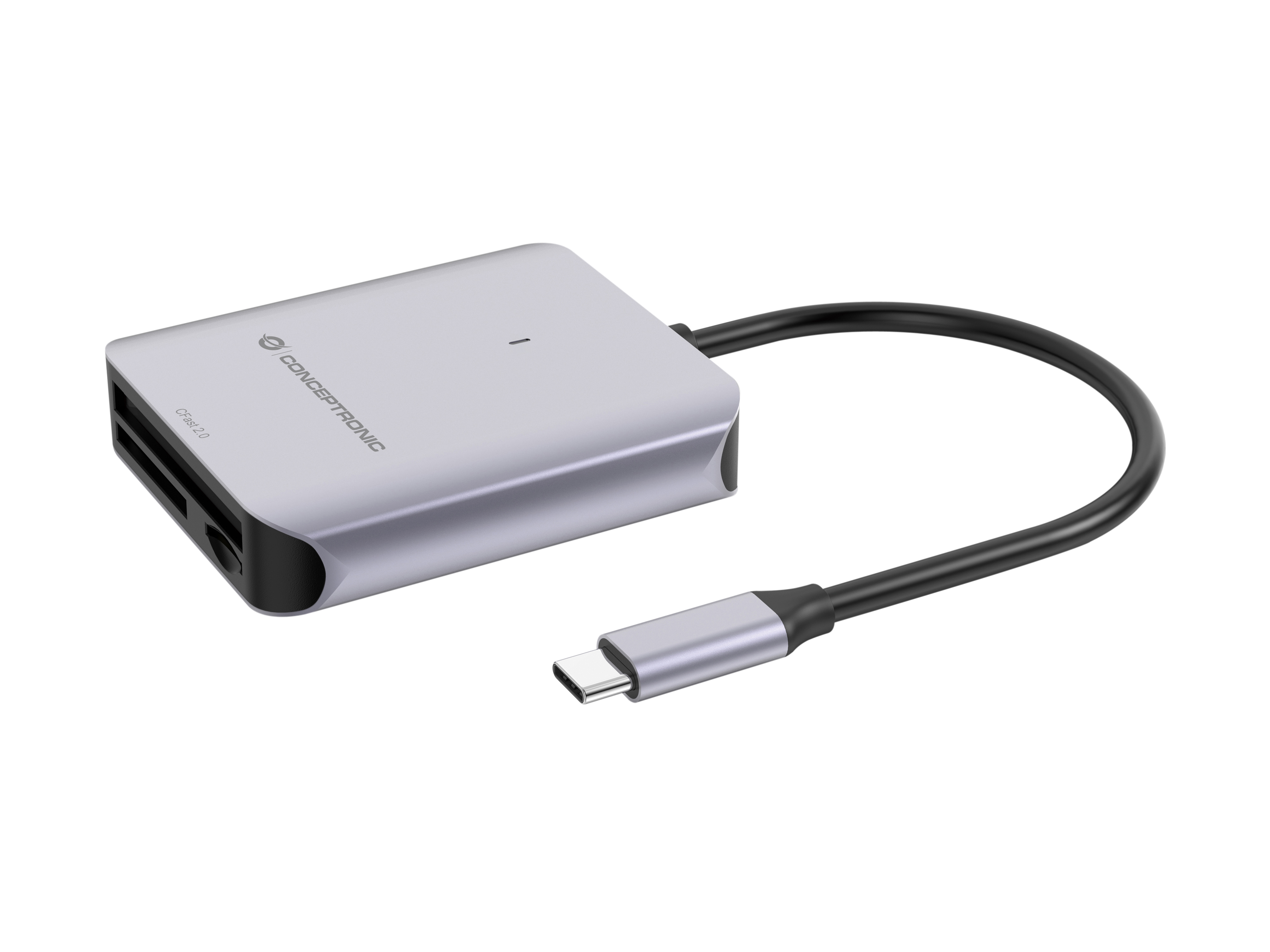 CONCEPTRONIC Kartenleser USB-C3.2->SD/­TF4.0/­CFast2.0 schwarz CONCEPTRONIC Kartenleser USB-C3.2->SD/­TF4.0/­CFast2.0 schwarz