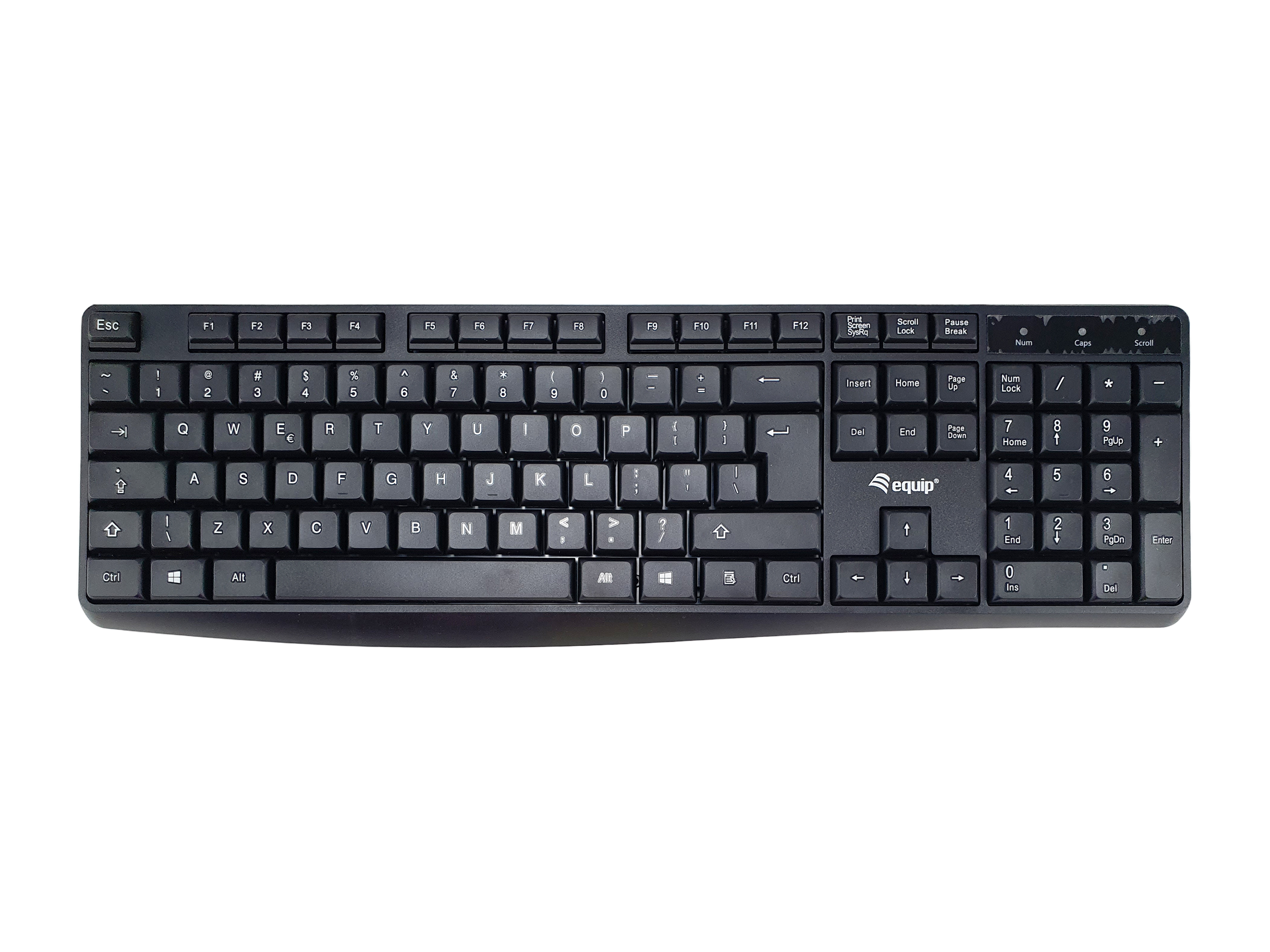 Equip Tastatur Kabelgebunden               US schwarz  1.50m
