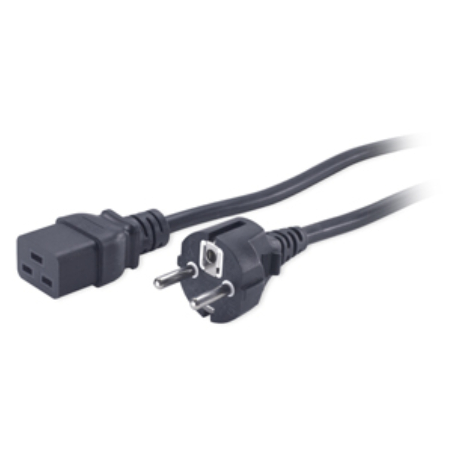 APC Stromkabel C19->CEE 7/&shy;7 Schuko      Bu/&shy;St  2.50m schwarz