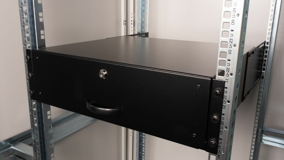 Equip 19" Schublade für Serverschränke abschl. 3U RAL9005