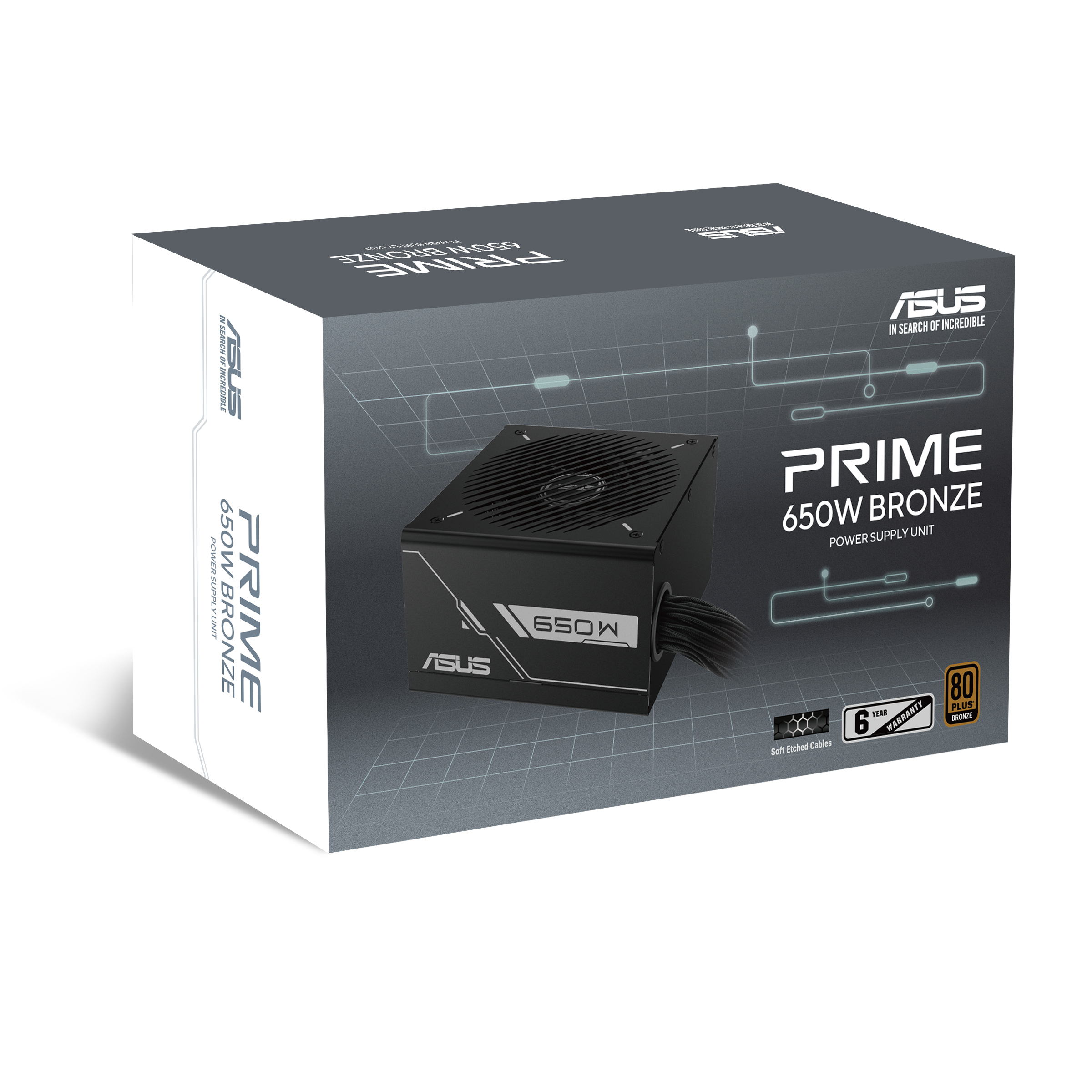 ASUS Netzteil PRIME-650B-BLACK 650W 80+ Bronze