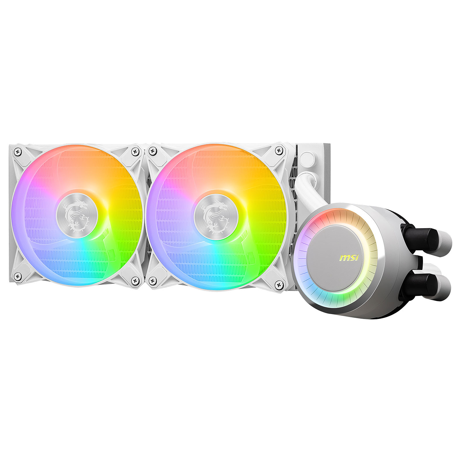 MSI MAG CORELIQUID E240 WHITE Computerkühlsystem Hauptplatine, Prozessor Flüssigkeitskühlung 12 cm Weiß